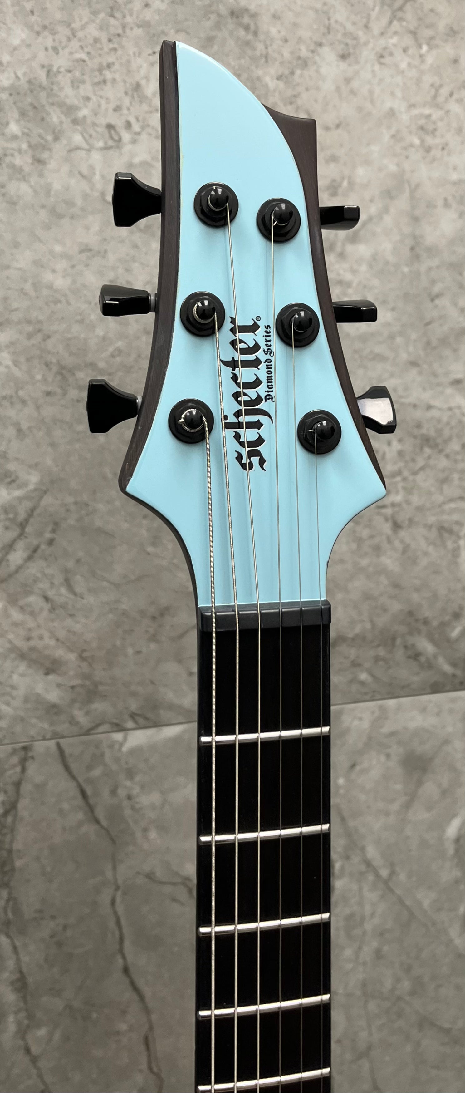 Schecter John Browne Tao-6 Azure 468-SHC SERIAL NUMBER W24070248 - 7.4 LBS