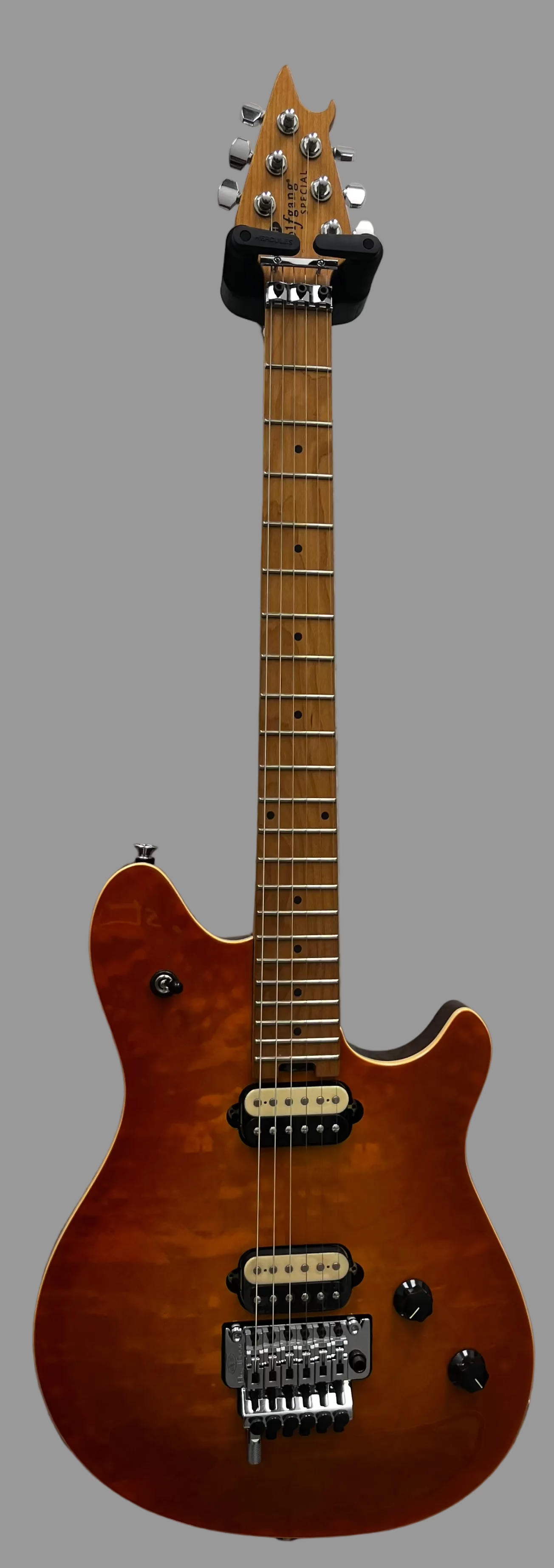 EVH Wolfgang Special QUILTED MAPLE -  Baked Maple Fingerboard Solar 5107701596 SERIAL NUMBER WG22187QM - 8 lbs 5 oz