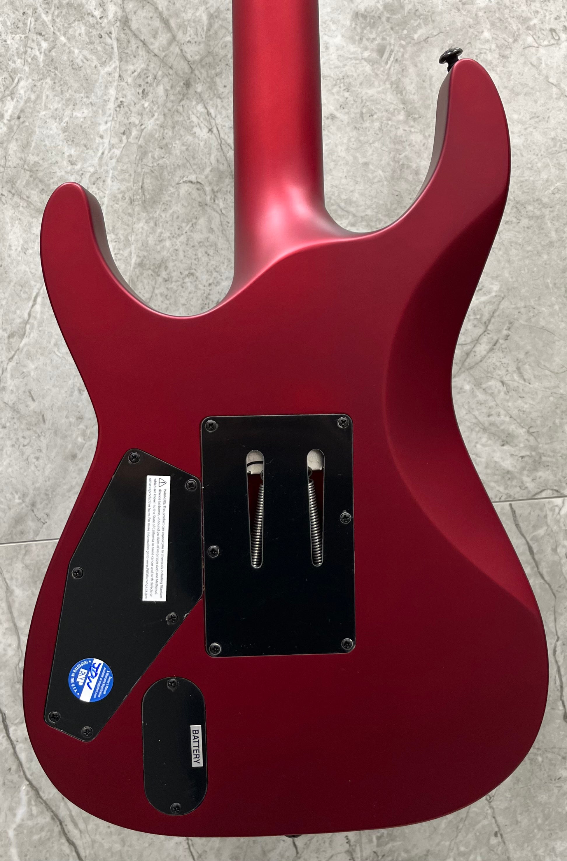 ESP LTD M-1000 Electric Guitar M1000 Candy Apple Red Satin LM1000CARS SERIAL NUMBER W24090341 - 8.2 LBS