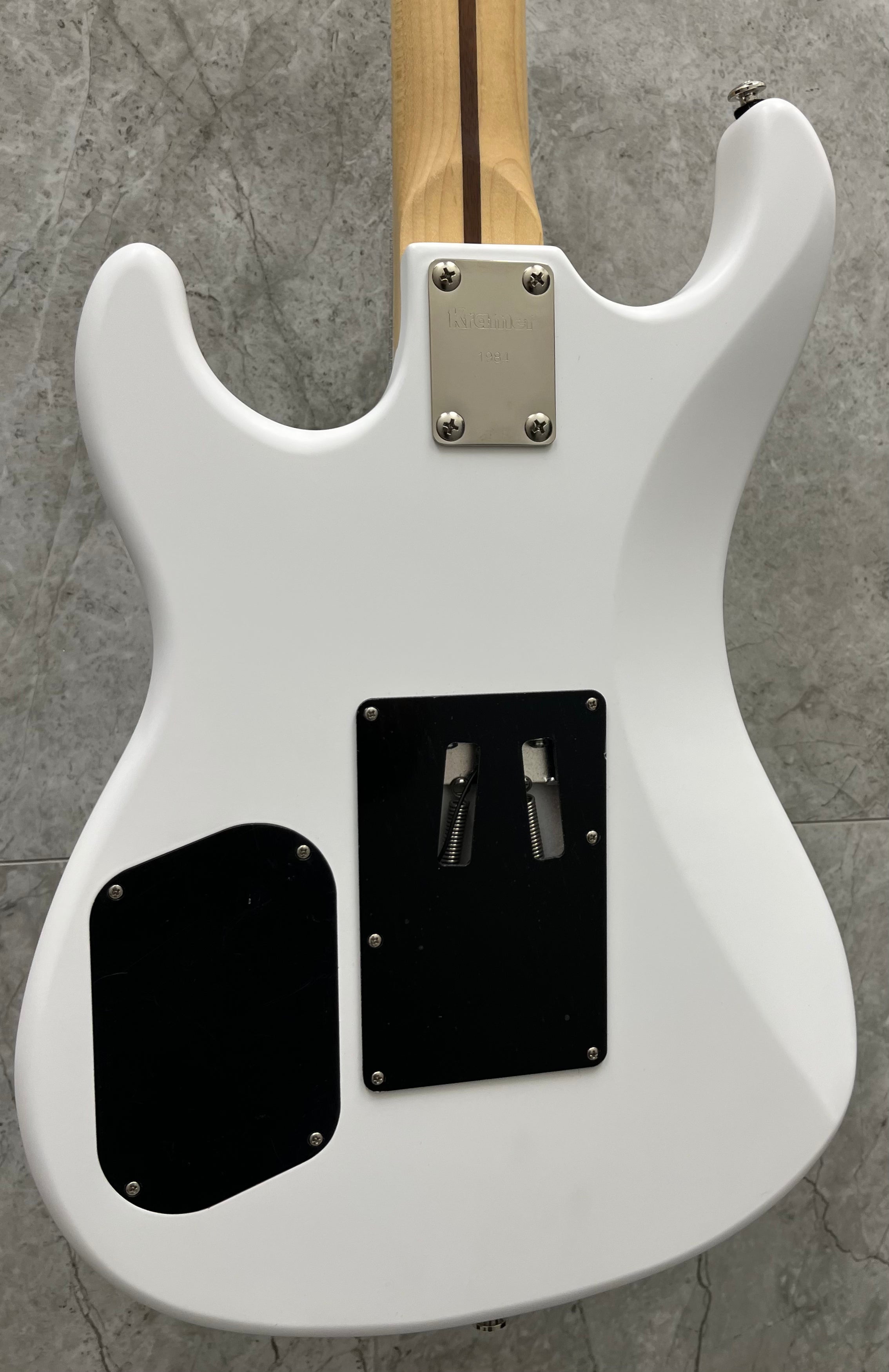 Kramer The 84 Electric Guitar with Gigbag - Angel White Satin K84AANSCF SERIAL NUMBER 24022900082 - 7.6 LBS