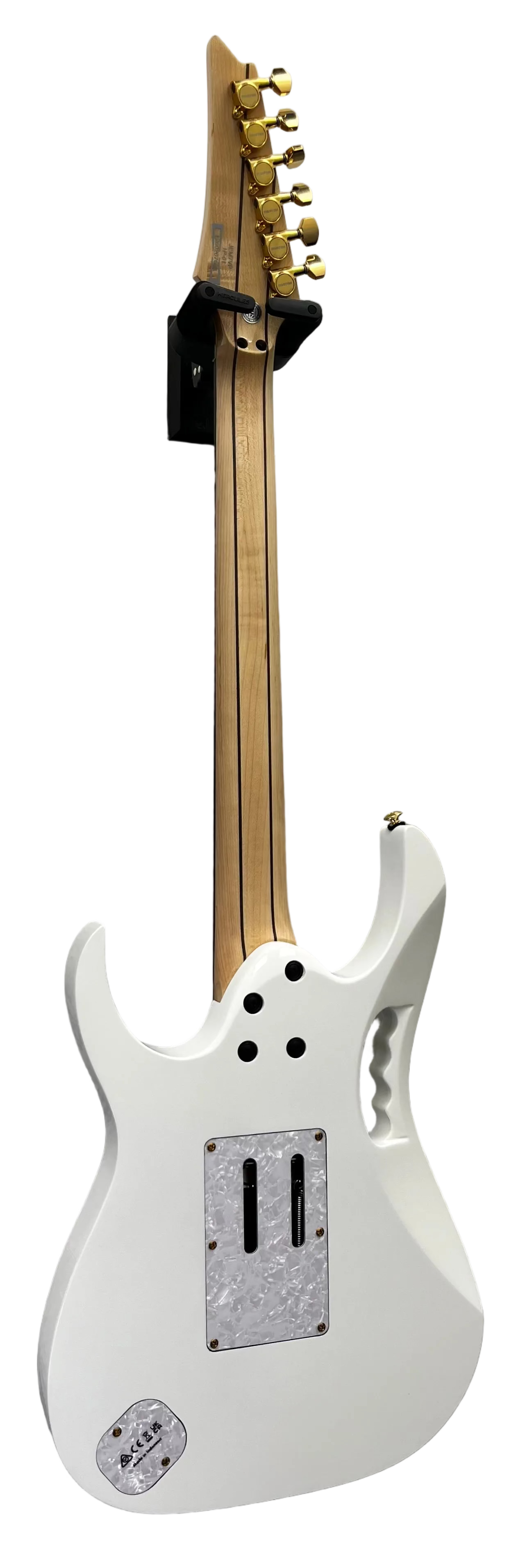 IBANEZ JEM7VP WH JEM Premium STEVE VAI 6 STRING WITH GIG BAG WHITE SERIAL NUMBER I260207683 - 7 LBS 10 OZ