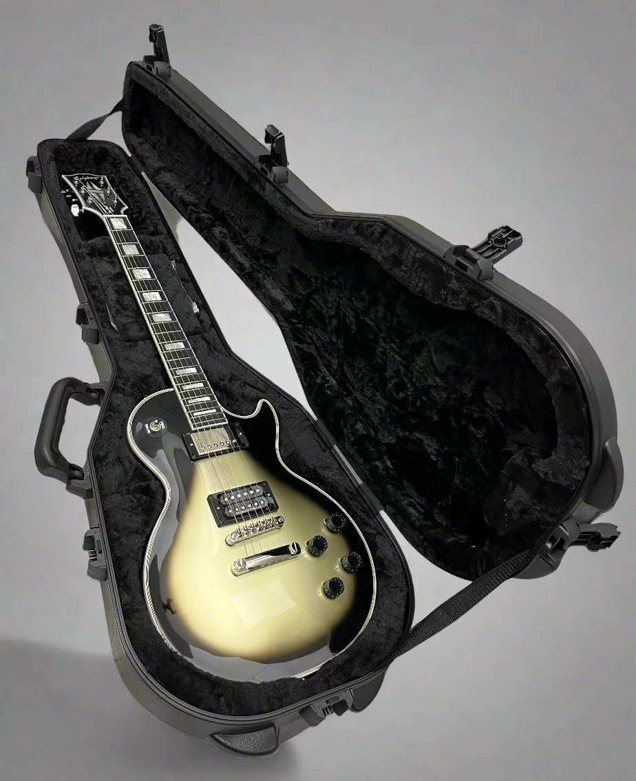 Epiphone Gibson Custom Shop Inspired Adam Jones 1979 Les Paul Custom Antique Silverburst  EIGCAJLPC79NH SERIAL NUMBER 24101526415 - 9.0 LBS