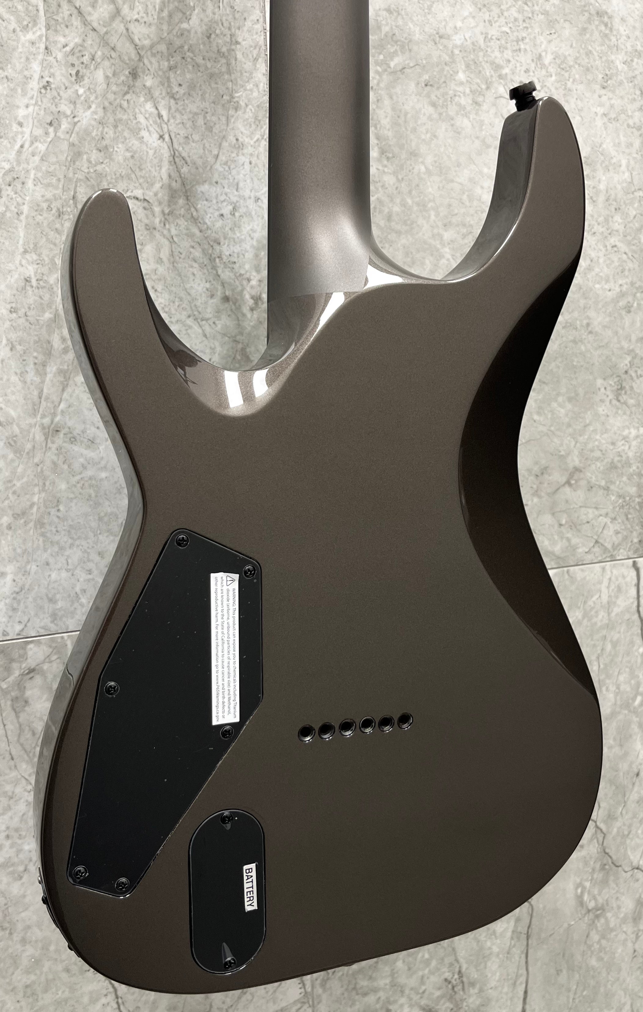 ESP LTD Mick Thomson MT-1 Signature Electric Guitar INCLUDES ESP HARDSHELL CASE - Obsidian Metallic LMTIOBSM