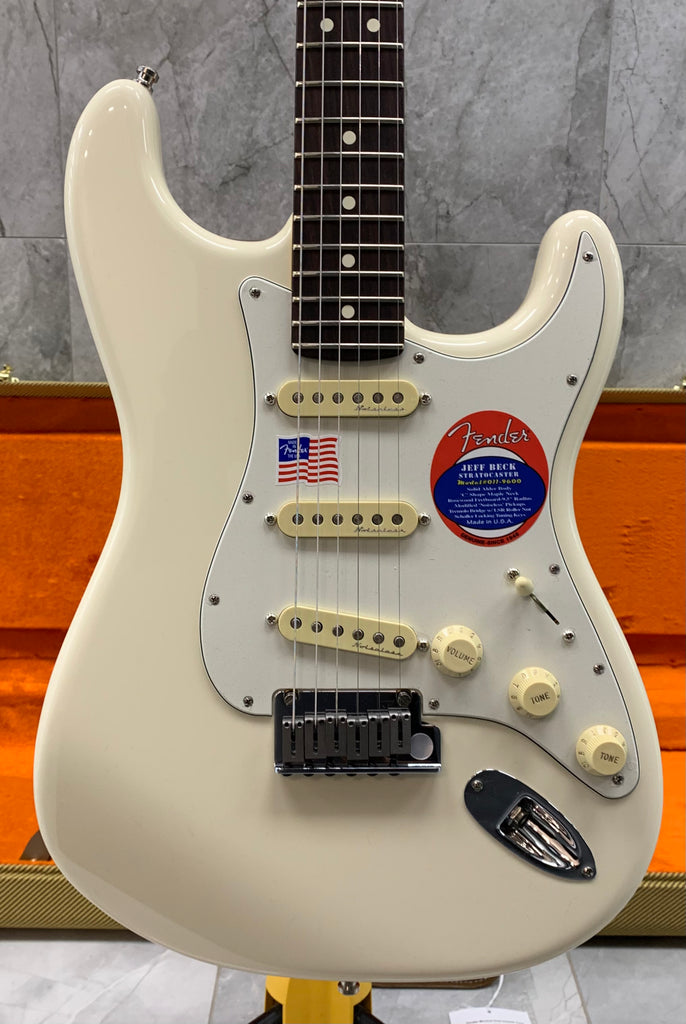 Fender Jeff Beck Stratocaster Rosewood Fingerboard Olympic White