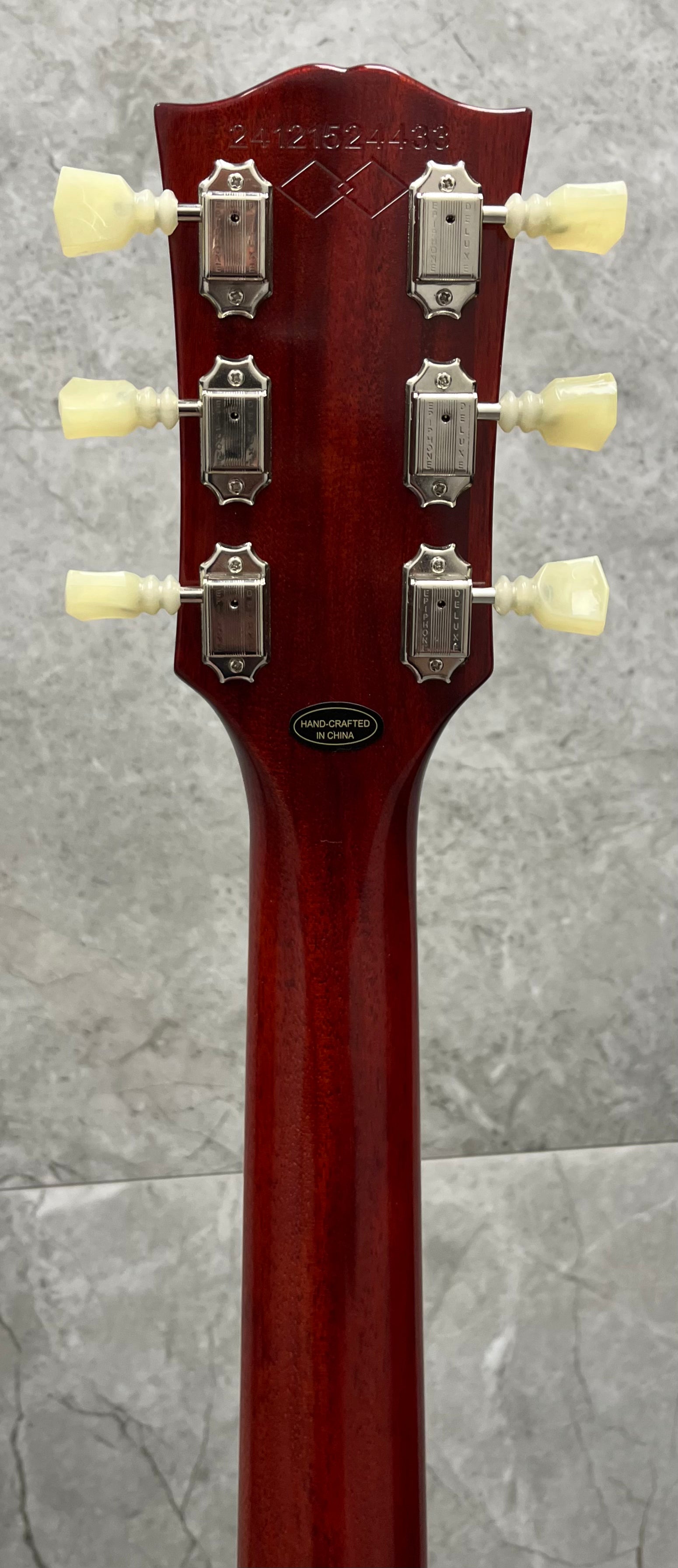 Epiphone 1964 SG Standard Reissue Electric Guitar with Maestro Vibrola - Cherry Red ECSGR4CHNH SERIAL NUMBER 24121524433 - 7.6 LBS