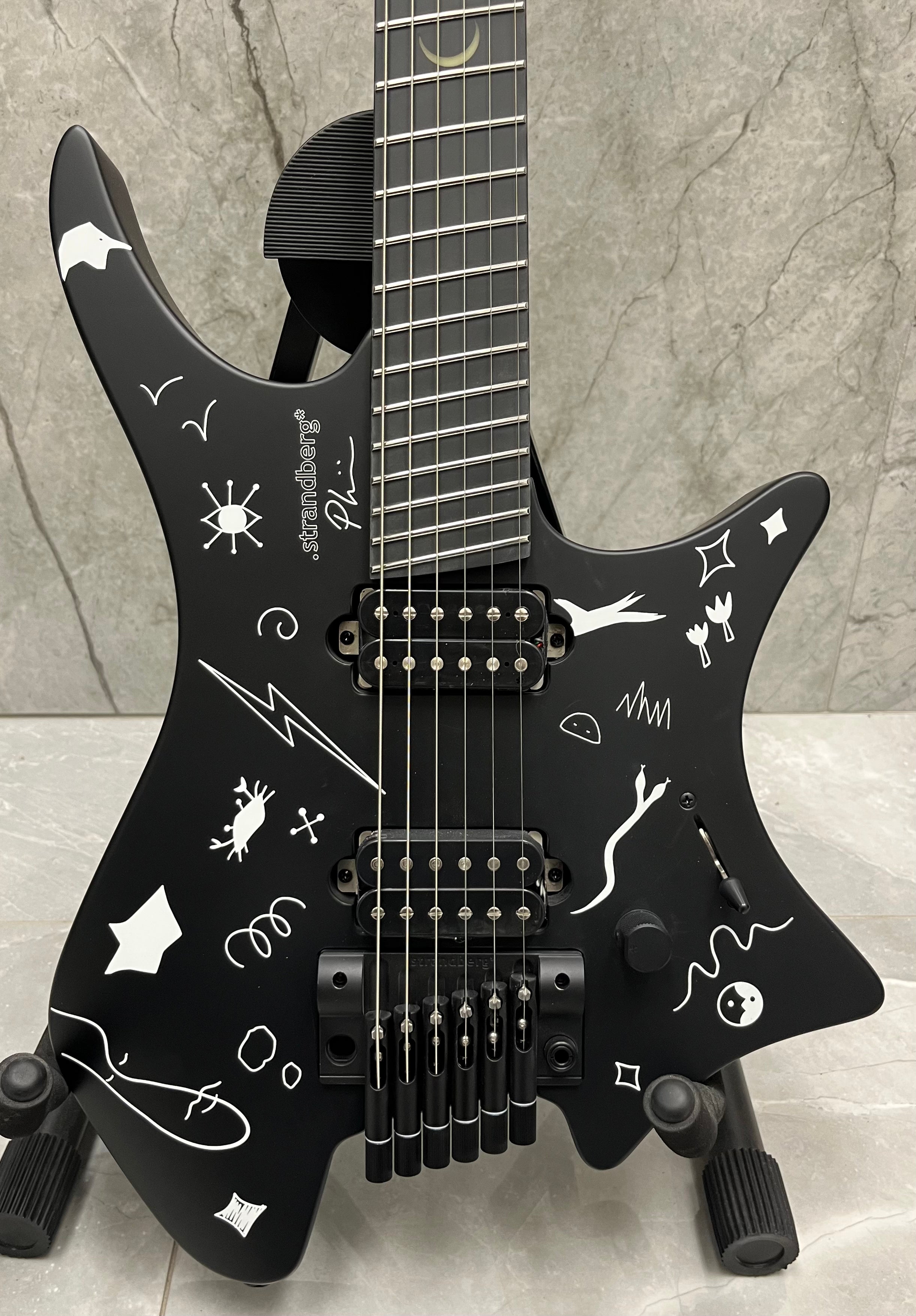 Strandberg Boden Standard NX 6 Plini Edition Mirage BD6TCT-24SI-L-S-BK SERIAL NUMBER C2506122 - 5 LBS 1 OZ