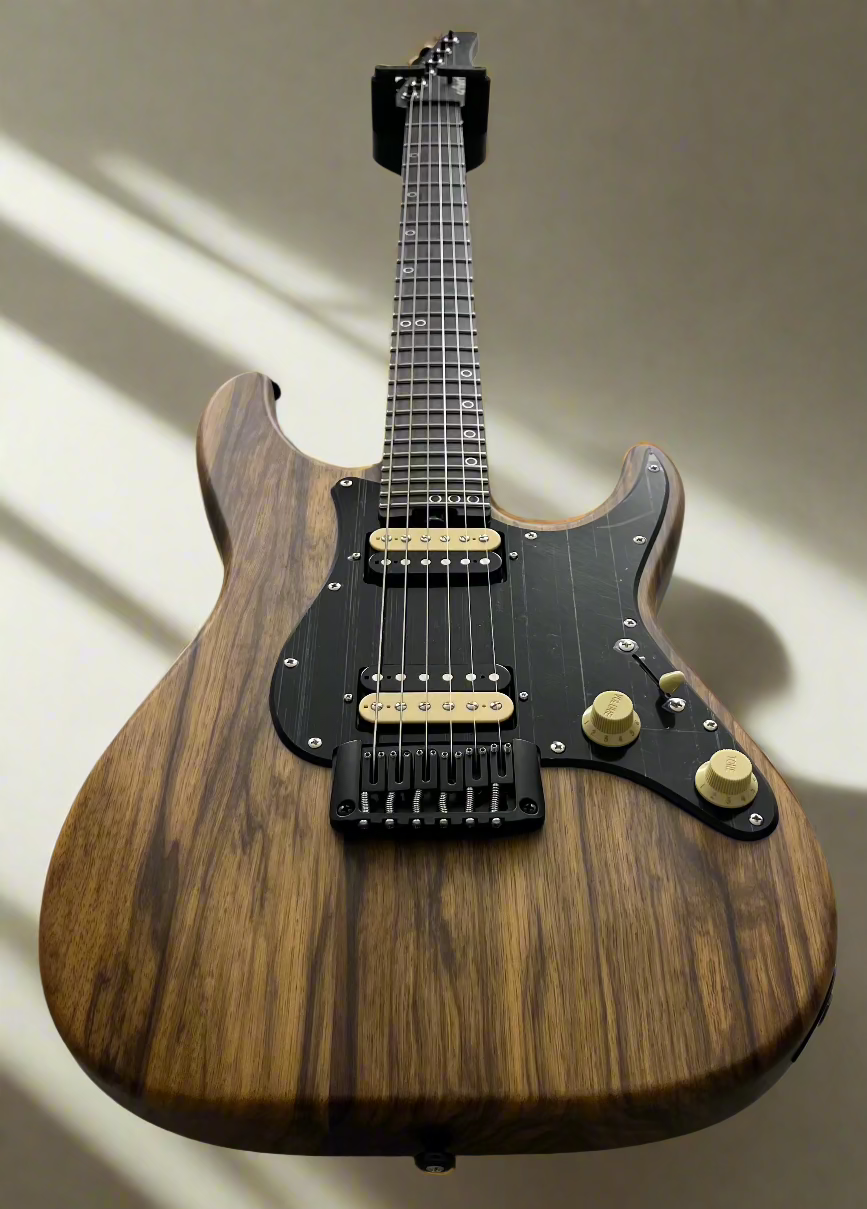 Schecter Sun Valley Super Shredder Exotic Hardtail Black Limba 1269-SHC MINT DEMO MODEL SERIAL NUMBER W24051666 - 8.0 LBS