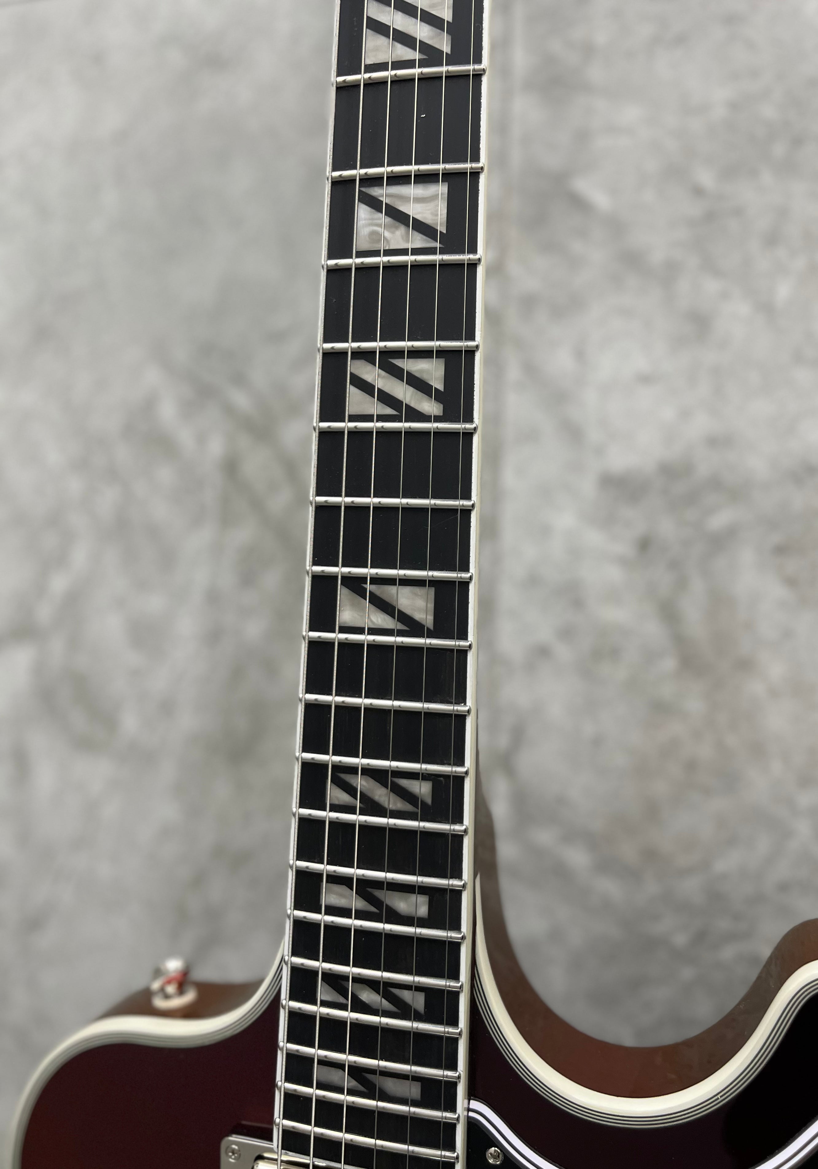 Epiphone Futura RD Custom W/ Stainless Steel Frets and Gig Bag Midnight Ember Shift EIFRDCMESNH SERIAL NUMBER 25121520367 - 8 LBS 12 OZ