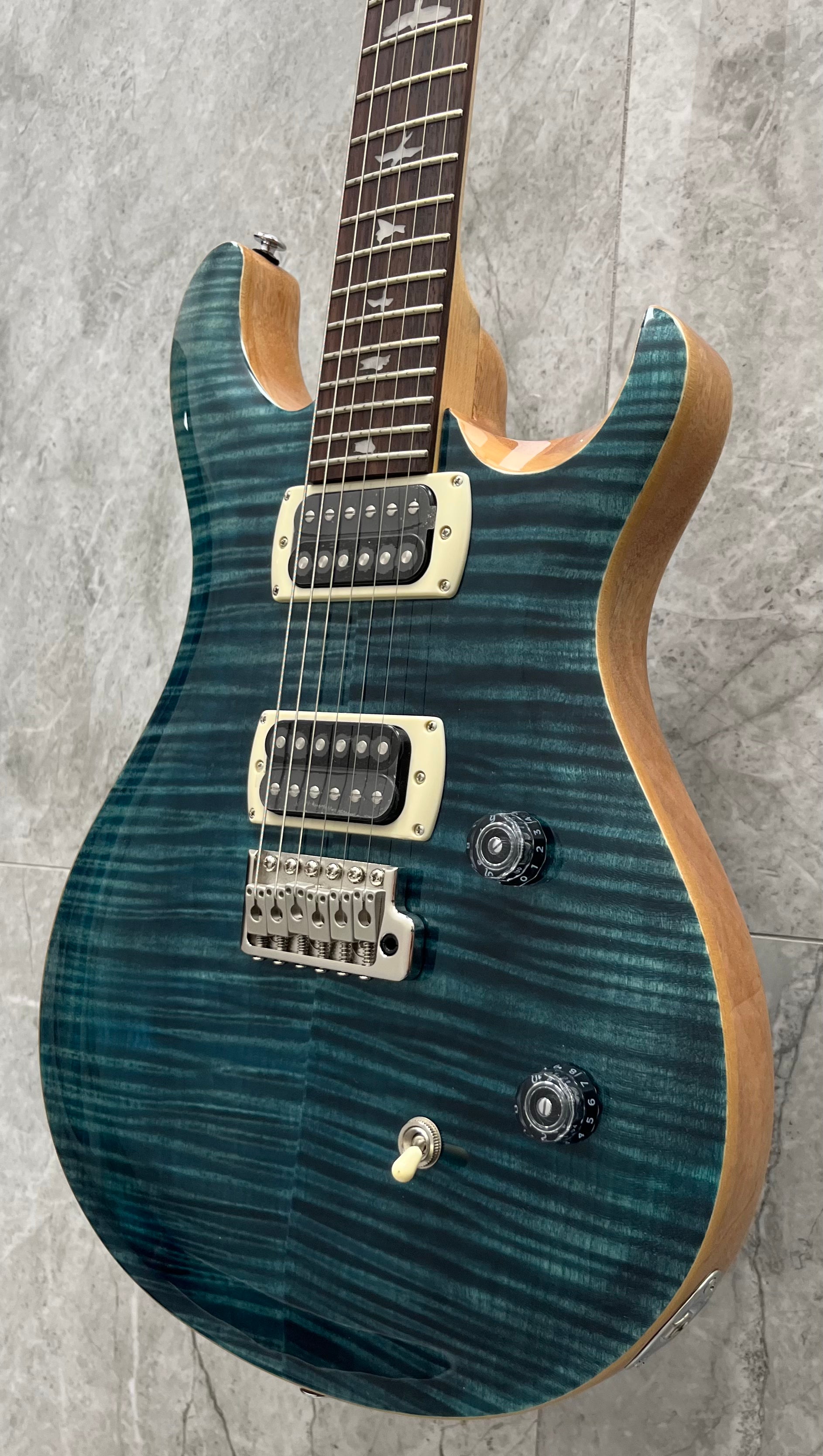 PRS Guitars SE CE 24 Electric Guitar with Gig Bag - Slate Blue 115984::SB SERIAL NUMBER CTIH043681 - 7 LBS 4 OZ