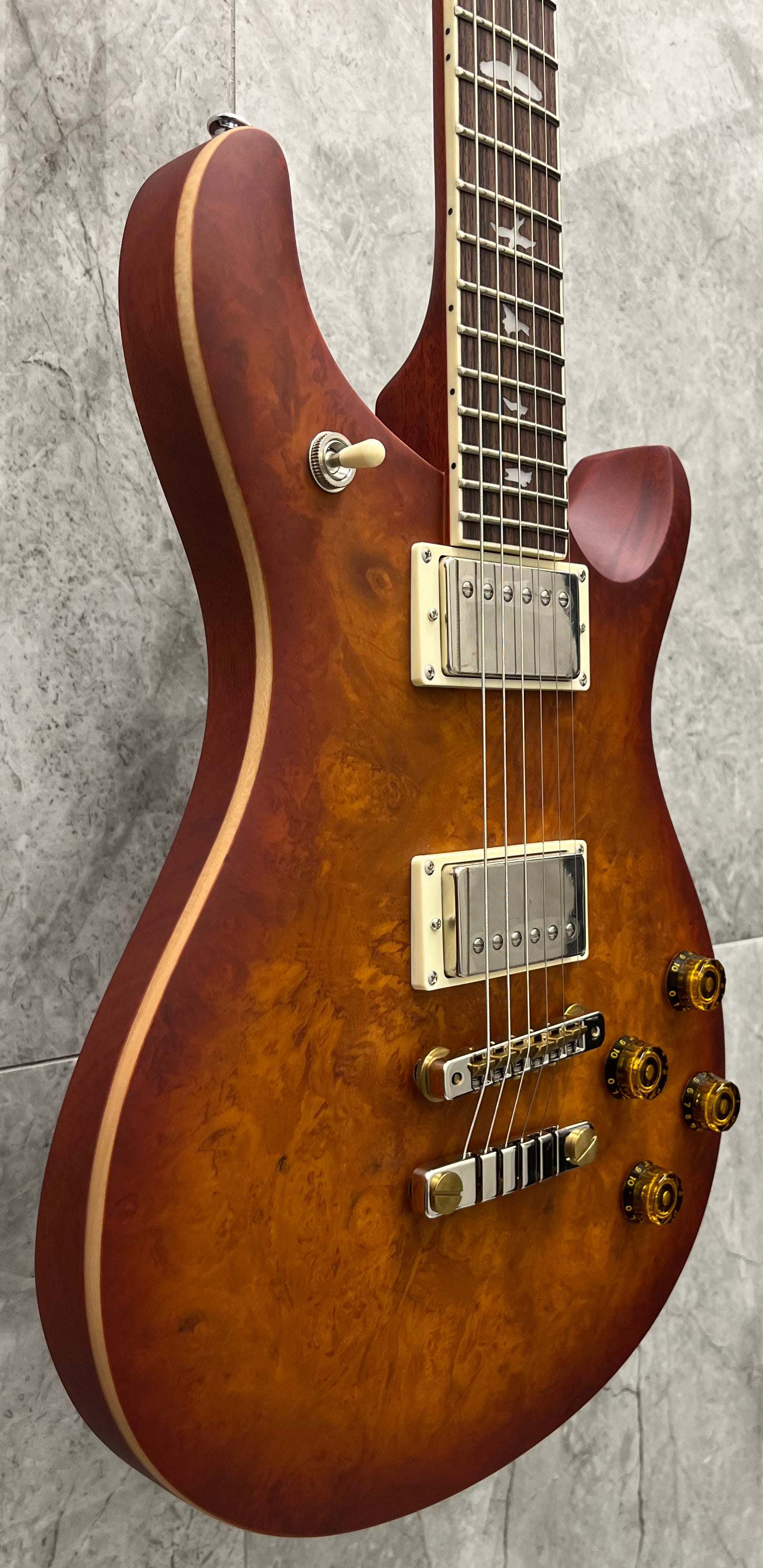 PRS Guitars Limited Edition SE McCarty 594 Laurel Burl Electric Guitar with Gigbag - Vintage Sunburst SERIAL NUMBER CTIG105822 - 7.0 LBS