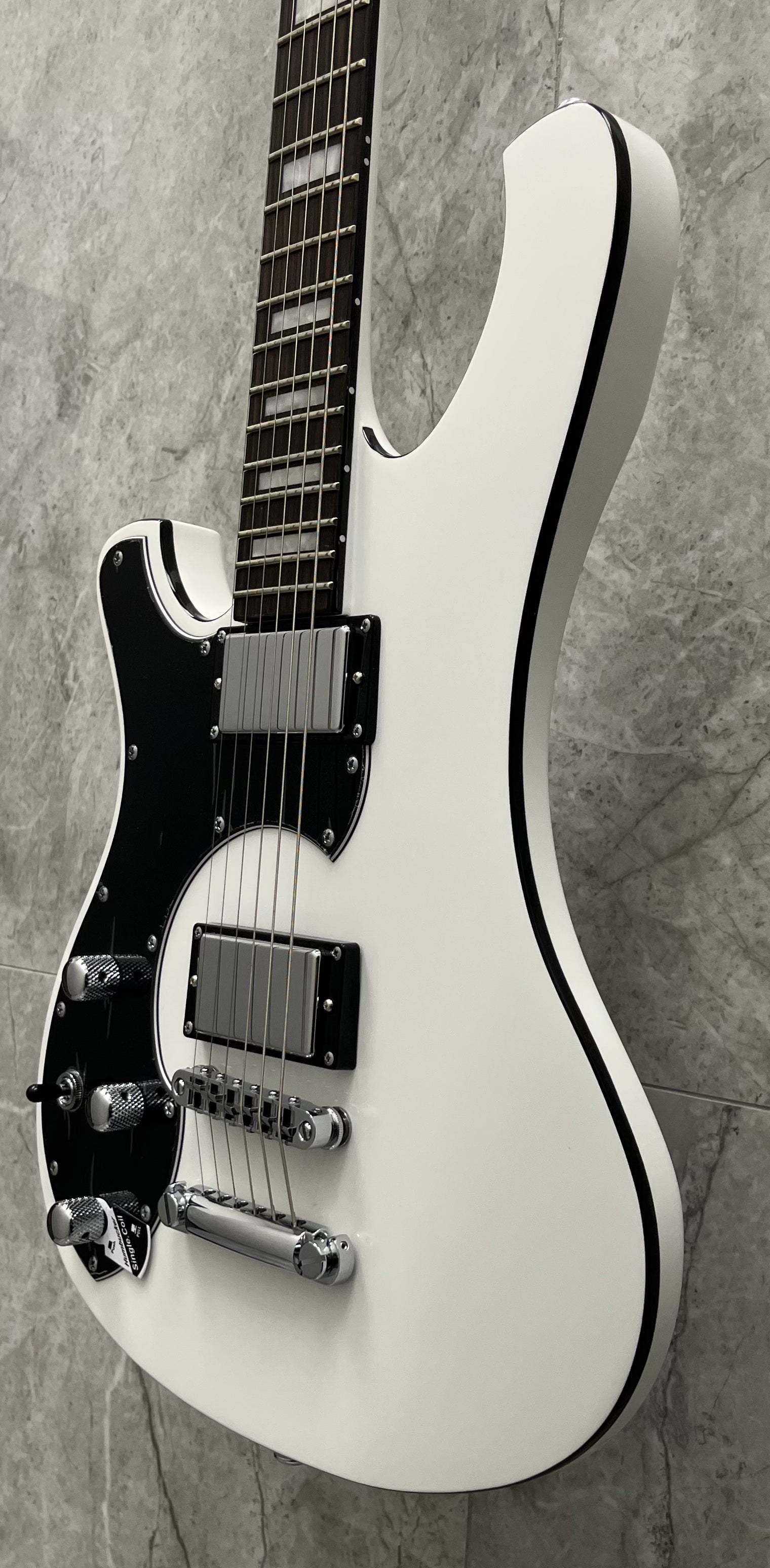 Schecter Stargazer-6 Left Handed Electric Guitar Gloss White 686-SHC SERIAL NUMBER IM25011787 - 8.0 LBS