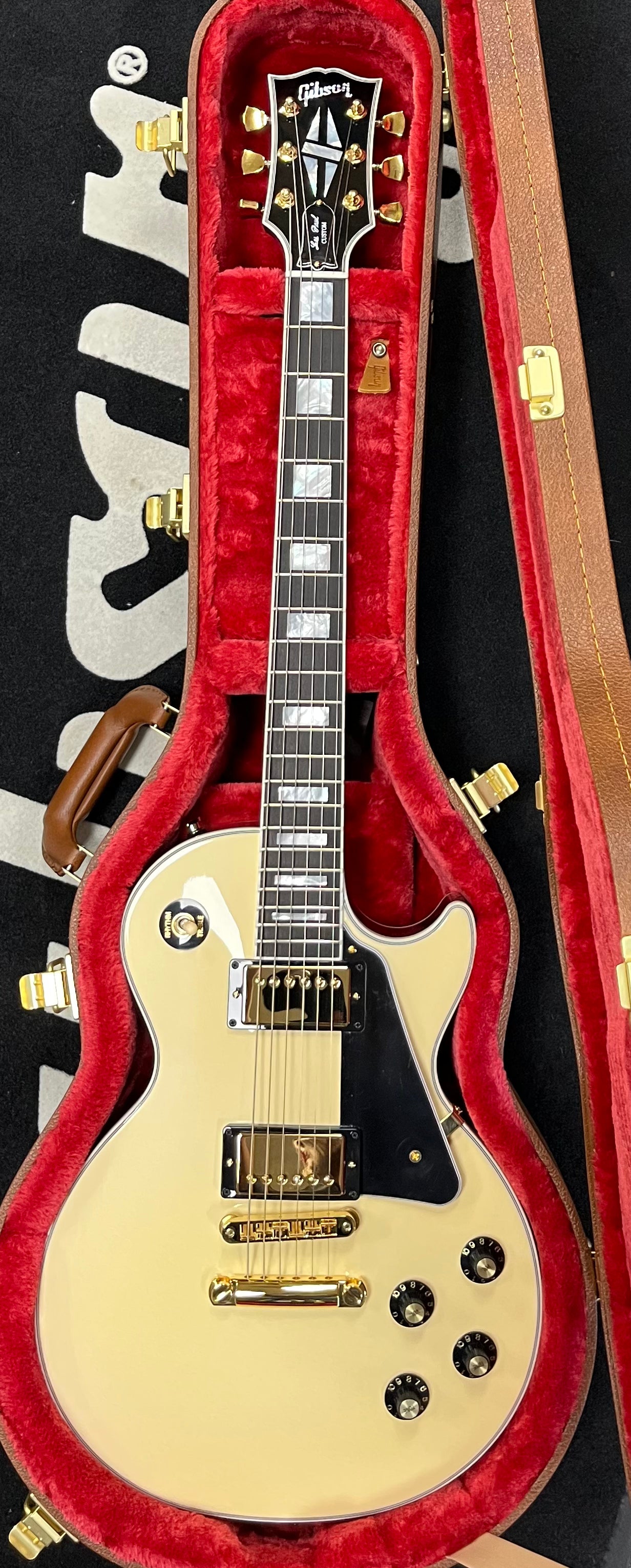 Gibson USA Les Paul Custom 70s Edition Buttercream LPCU700BCGH SERIAL NUMBER 202150251 - 9 LBS 9 OZ