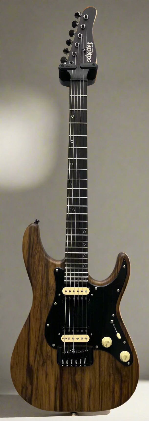 Schecter Sun Valley Super Shredder Exotic Hardtail Black Limba 1269-SHC MINT DEMO MODEL SERIAL NUMBER W24051666 - 8.0 LBS