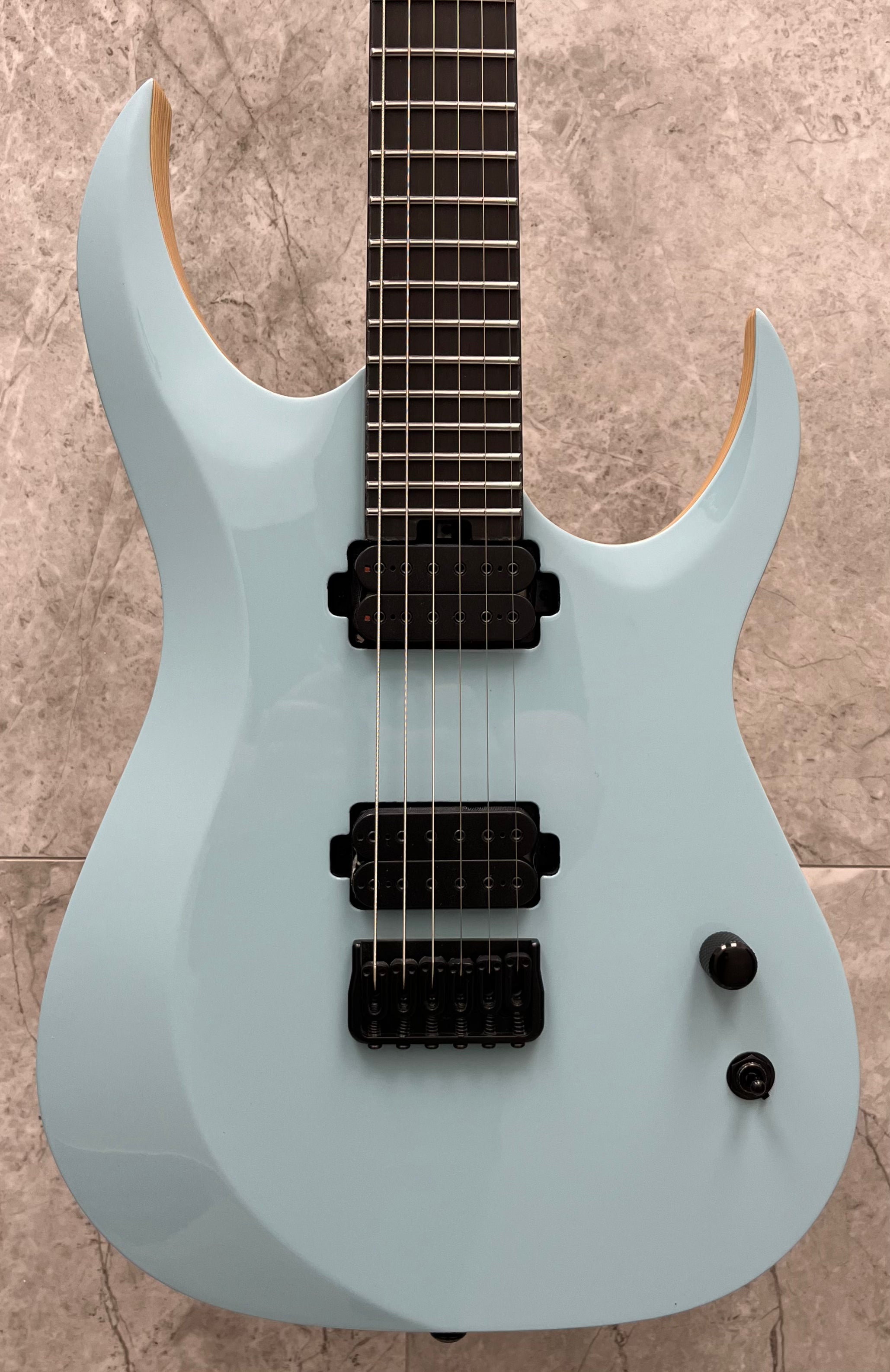 Schecter John Browne Tao-6 Azure 468-SHC SERIAL NUMBER W24070248 - 7.4 LBS