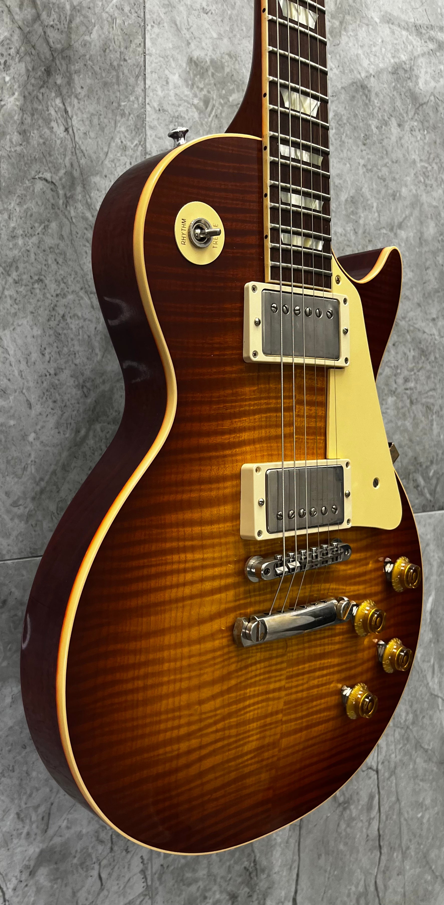 Gibson USA Custom Shop 1959 Les Paul Standard Reissue VOS Sunrise Tea - Nickel Hardware LPR59VOSRNH SERIAL NUMBER 901746 - 8.6 LBS