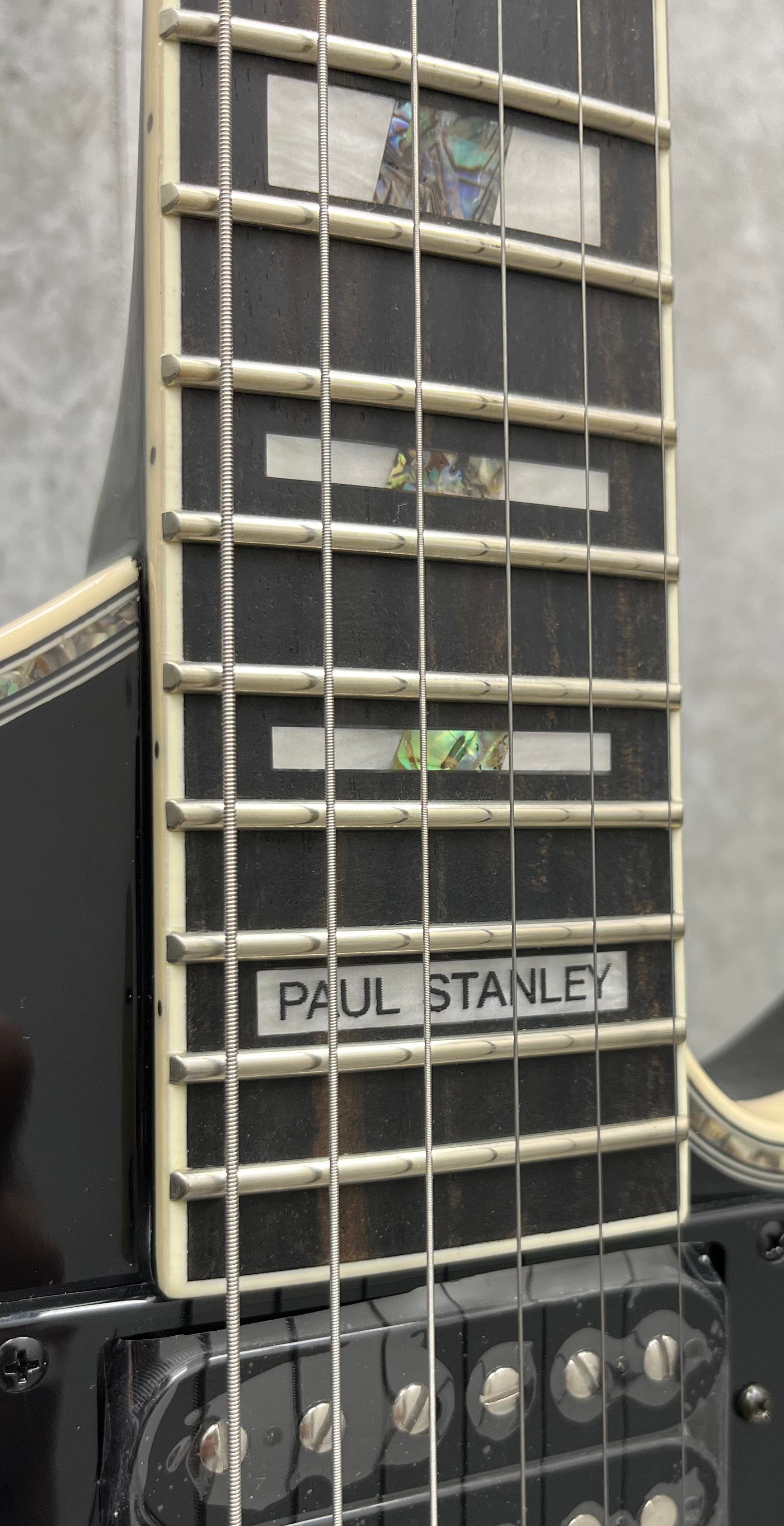 Ibanez Paul Stanley Signature Series PS120BK Electric Guitar SERIAL NUMBER 4L241000110 - 8.6 LBS