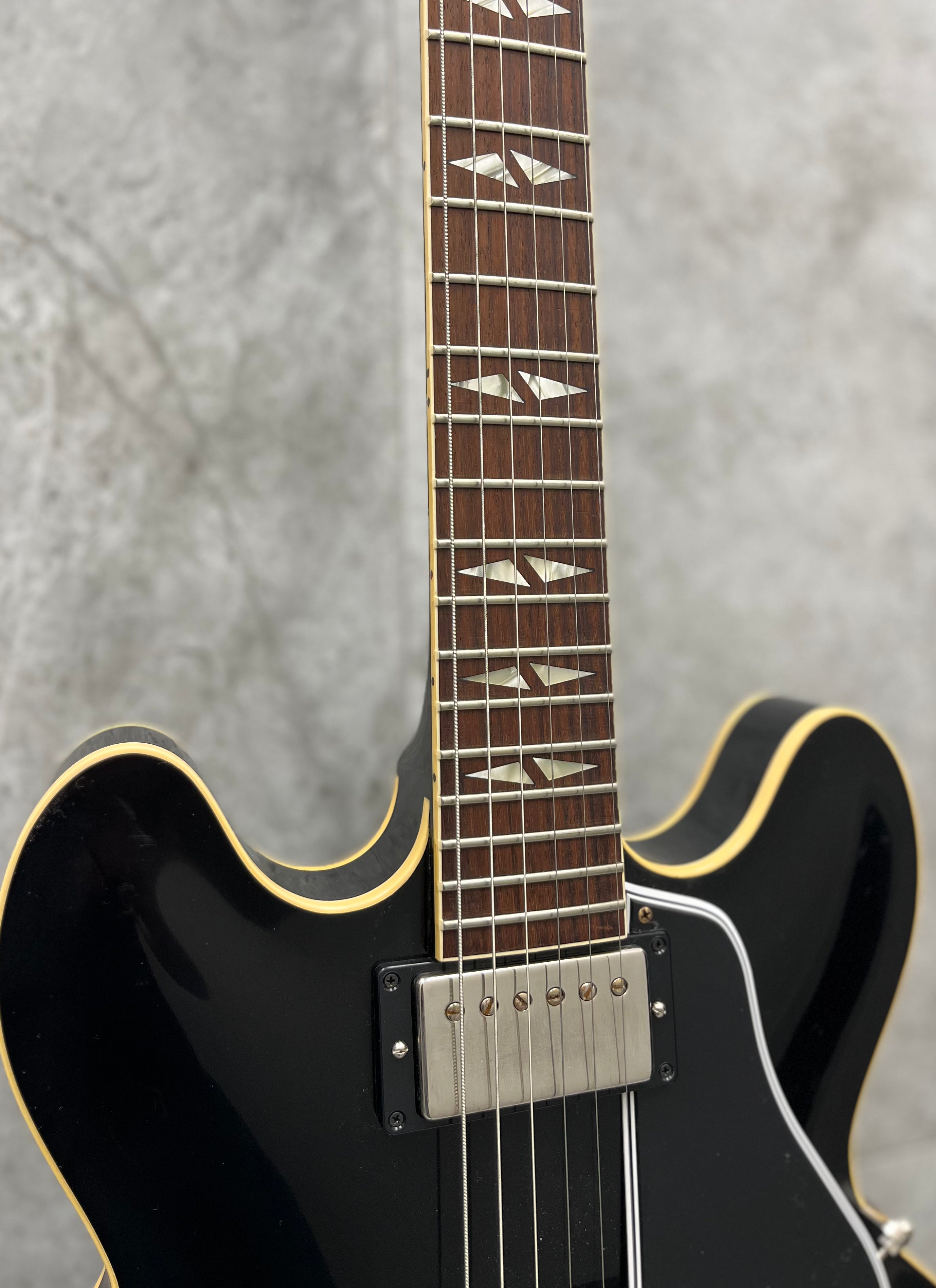 Gibson USA Custom Shop 1964 Trini Lopez VOS Standard Reissue - Ebony ESTL64VOEBNH