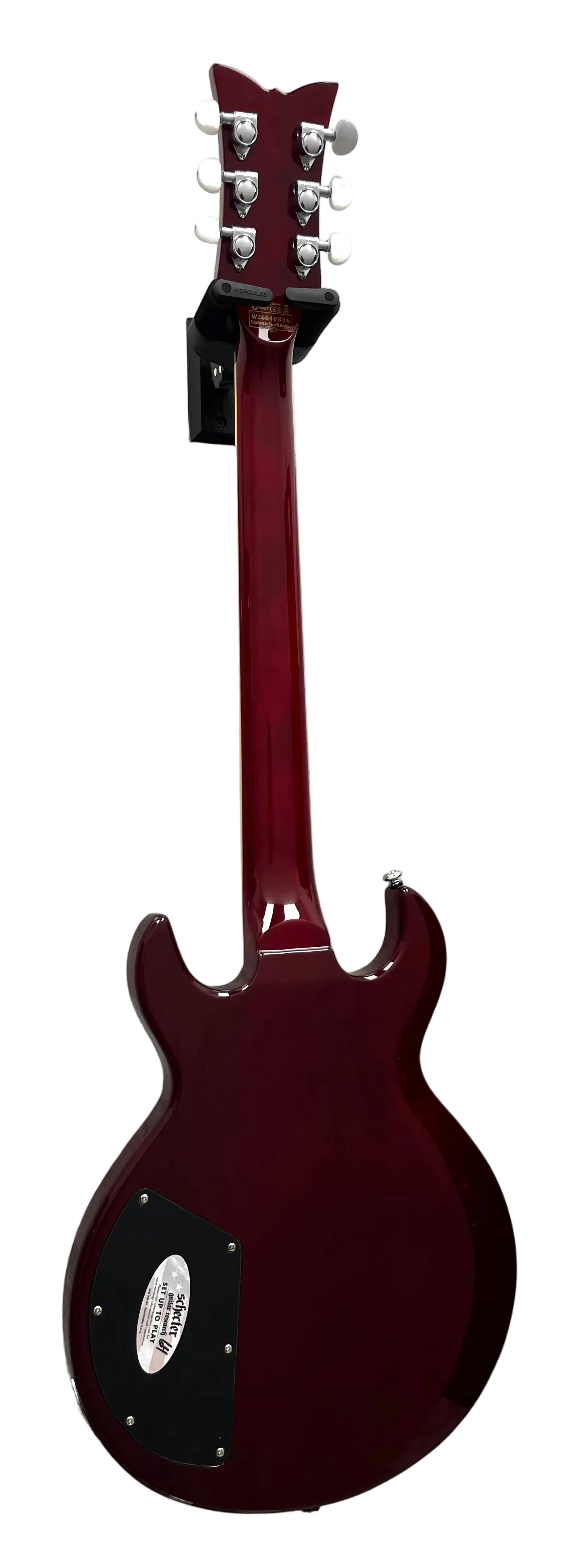 Schecter ZV-CST-REISSUE-STC ZACKY VENGEANCE 6661 ARTIST SIGNATURE See Thru Cherry 26-SHC SERIAL NUMBER W26040886 - 6 LBS 3 OZ