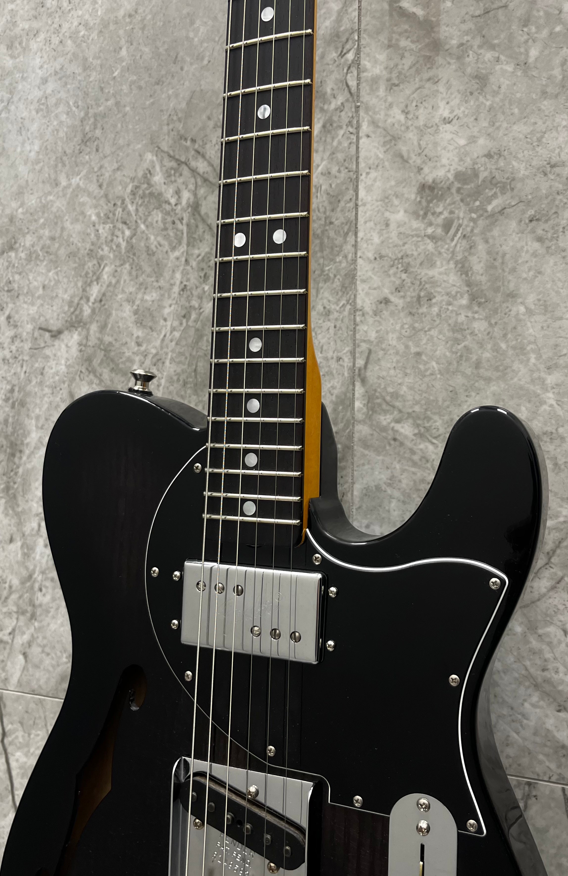 Fender USA Custom Shop Postmodern Telecaster Deluxe Closet Classic Ebony Transparent 9235700250 SERIAL NUMBER R149592 - 6 LBS 10 OZ