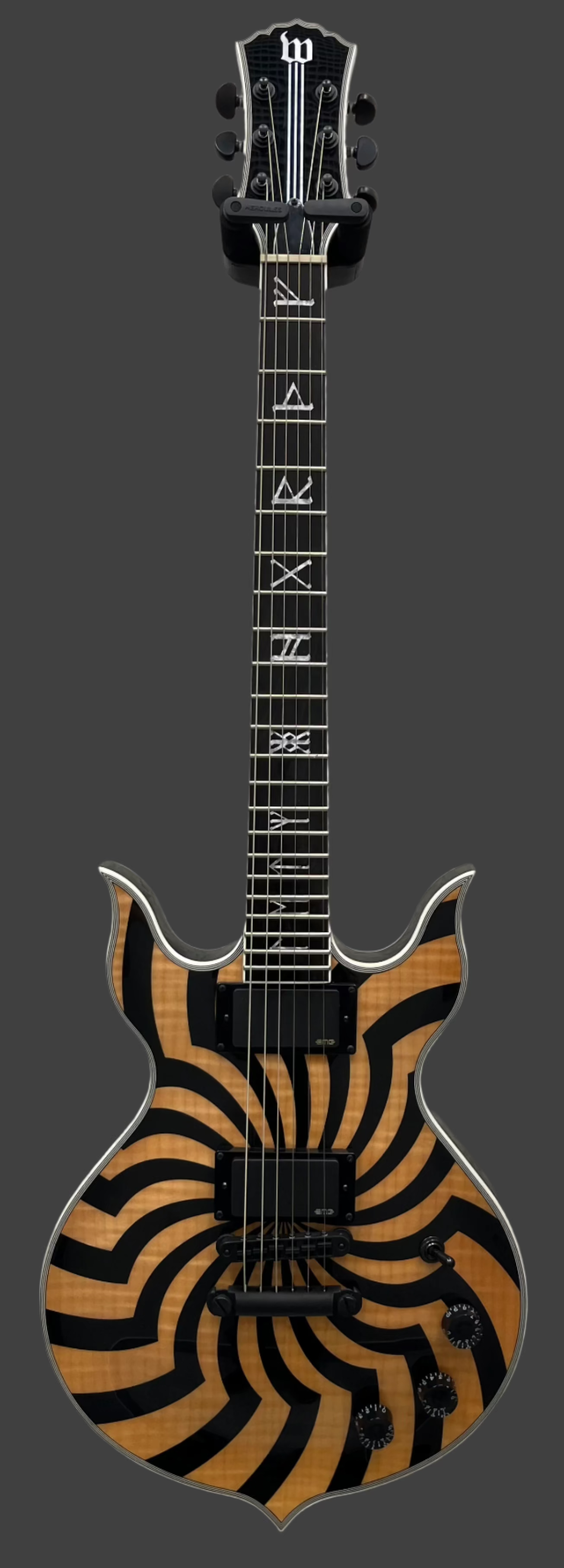 Wylde Audio Heathen Grail Tortoise Black Blizzard Electric Guitar, Buzzsaw Rawtop 4551-SHC SERIAL NUMBER WA23030259 - 8.8 LBS