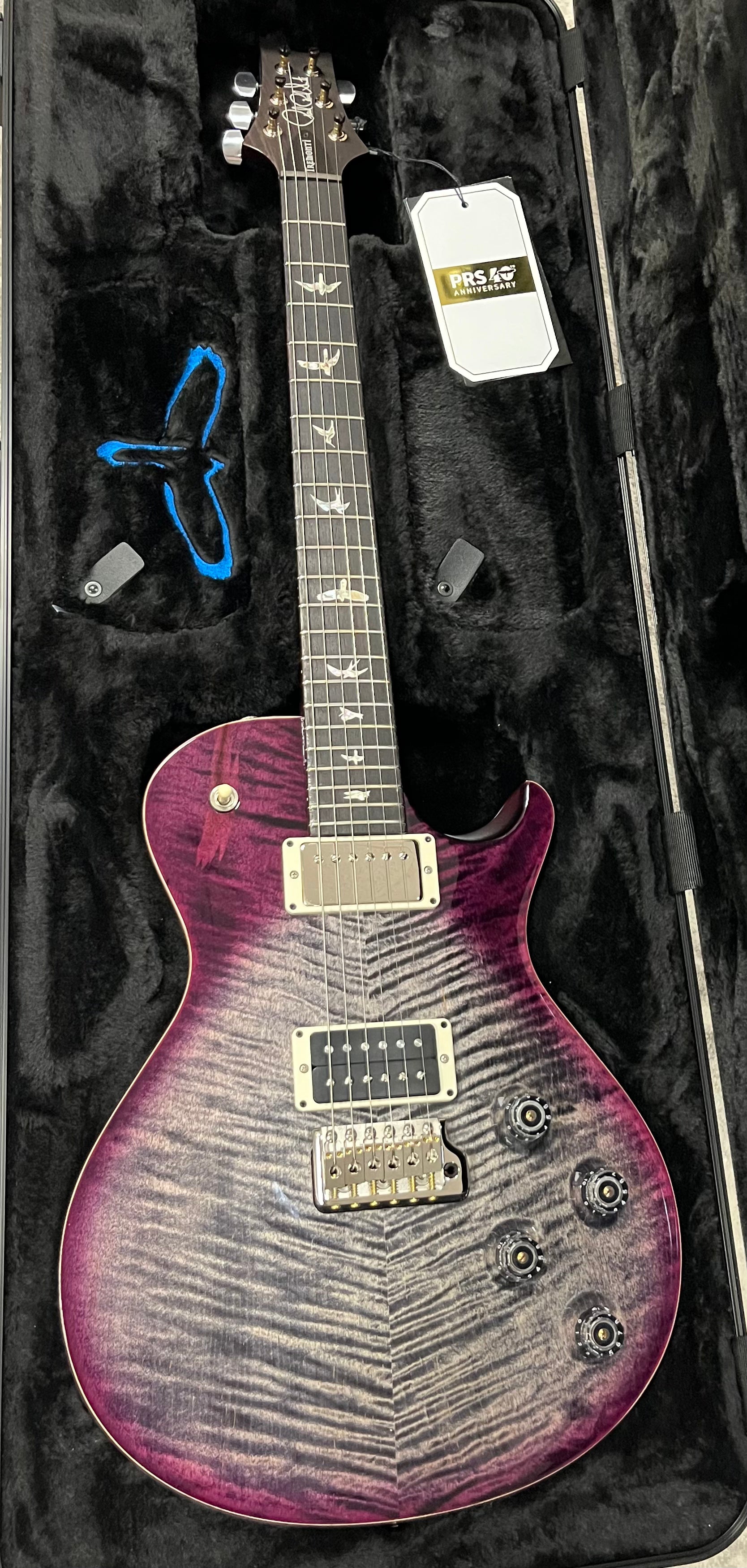 PRS USA Tremonti Signature Charcoal Purple Burst w/ Natural Binding 0416226 SERIAL NUMBER 250416226 - 8 LBS 6 OZ