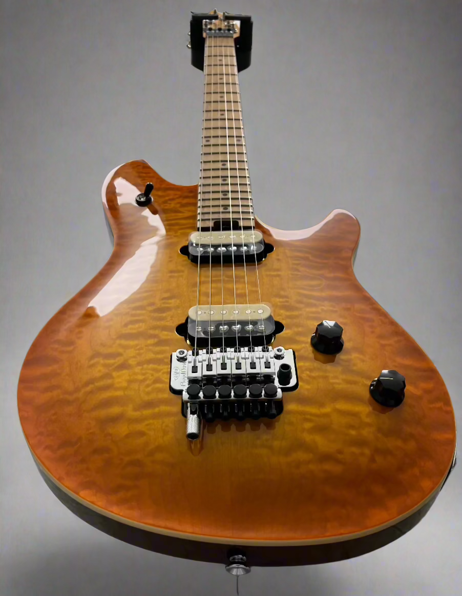 EVH Wolfgang Special QUILTED MAPLE -  Baked Maple Fingerboard Solar 5107701596 SERIAL NUMBER WG222317M - 7.4 LBS