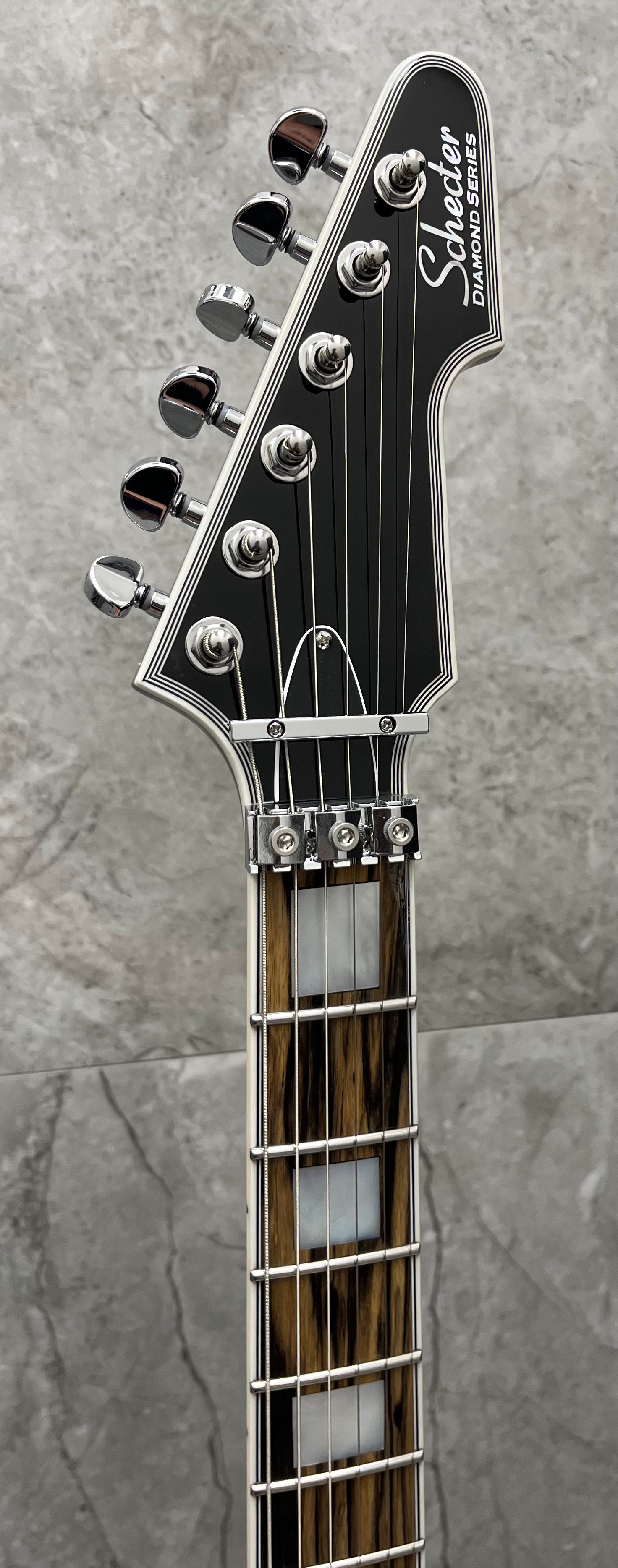 Schecter E-1 FR-S Electro-Resin w/ Sustainiac Gloss Natural 605-SHC SERIAL NUMBER W24110643 - 8.0 LBS