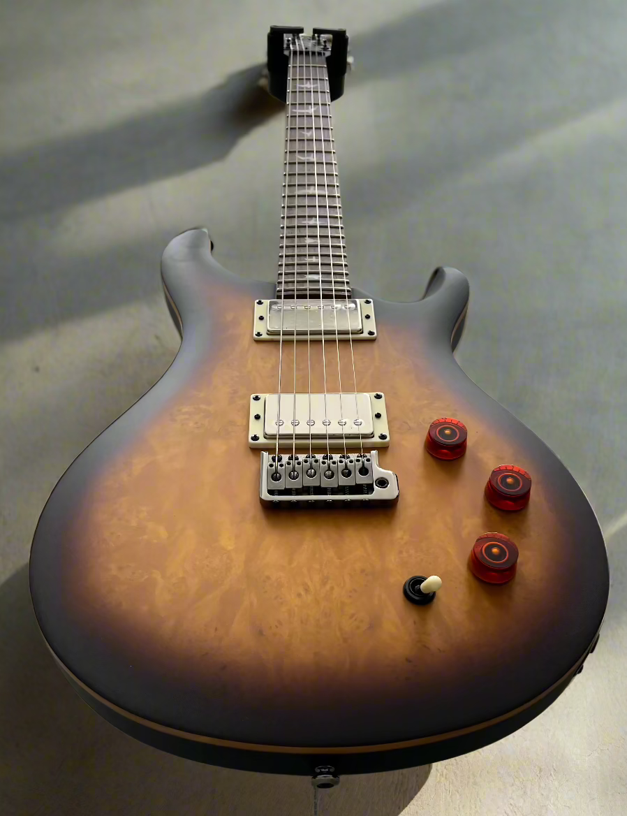 PRS SE Limited Edition Exotic DGT Laurel Burl McCarty Tobacco Burst 114984::MT: SERIAL NUMBER CTIG103856 - 7.2 LBS