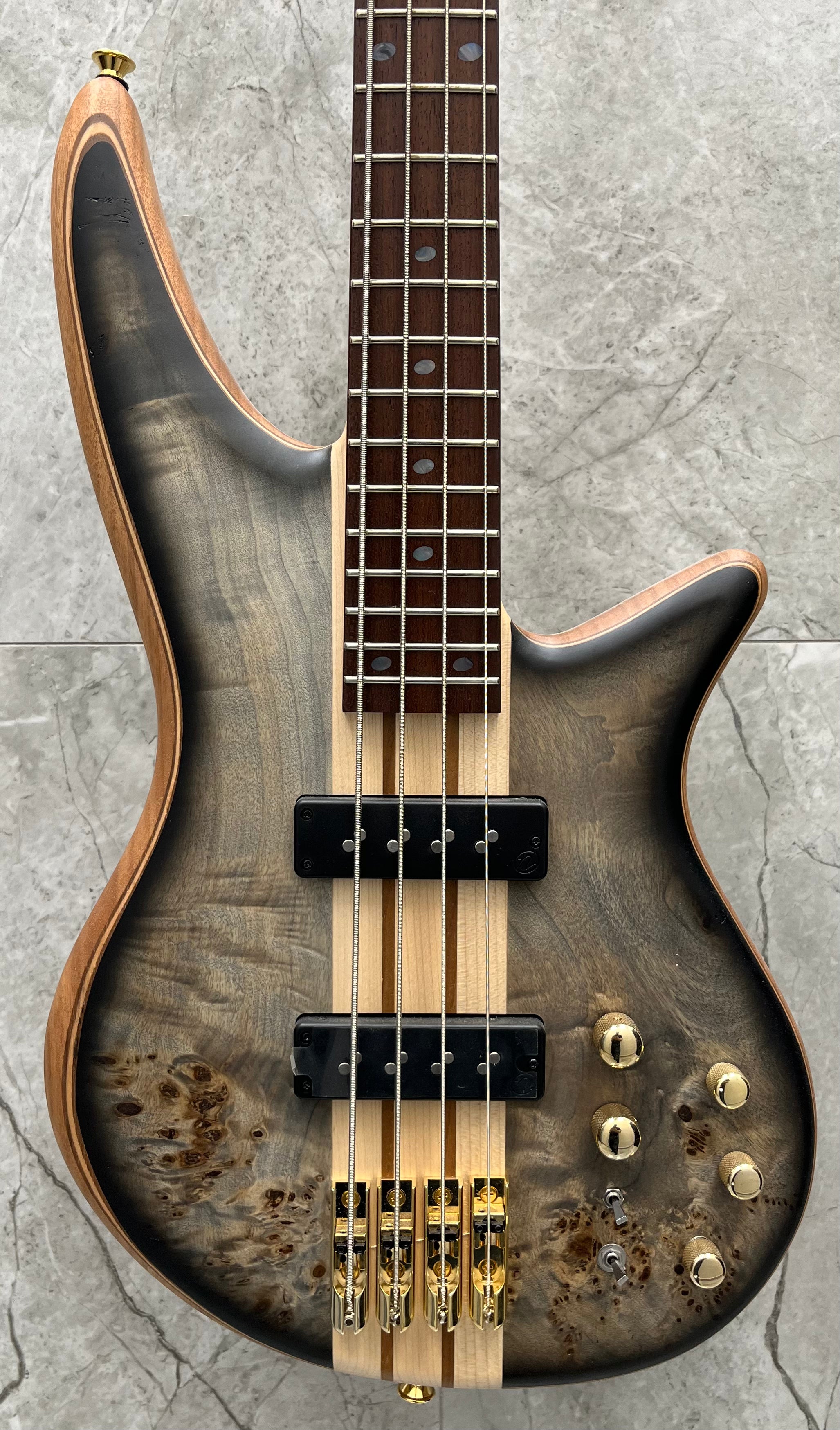 Jackson Pro Series Spectra Bass SBP IV Caramelized Transparent Black Burst 2919914585 SERIAL NUMBER ICJ2238163 - 7.8 LBS