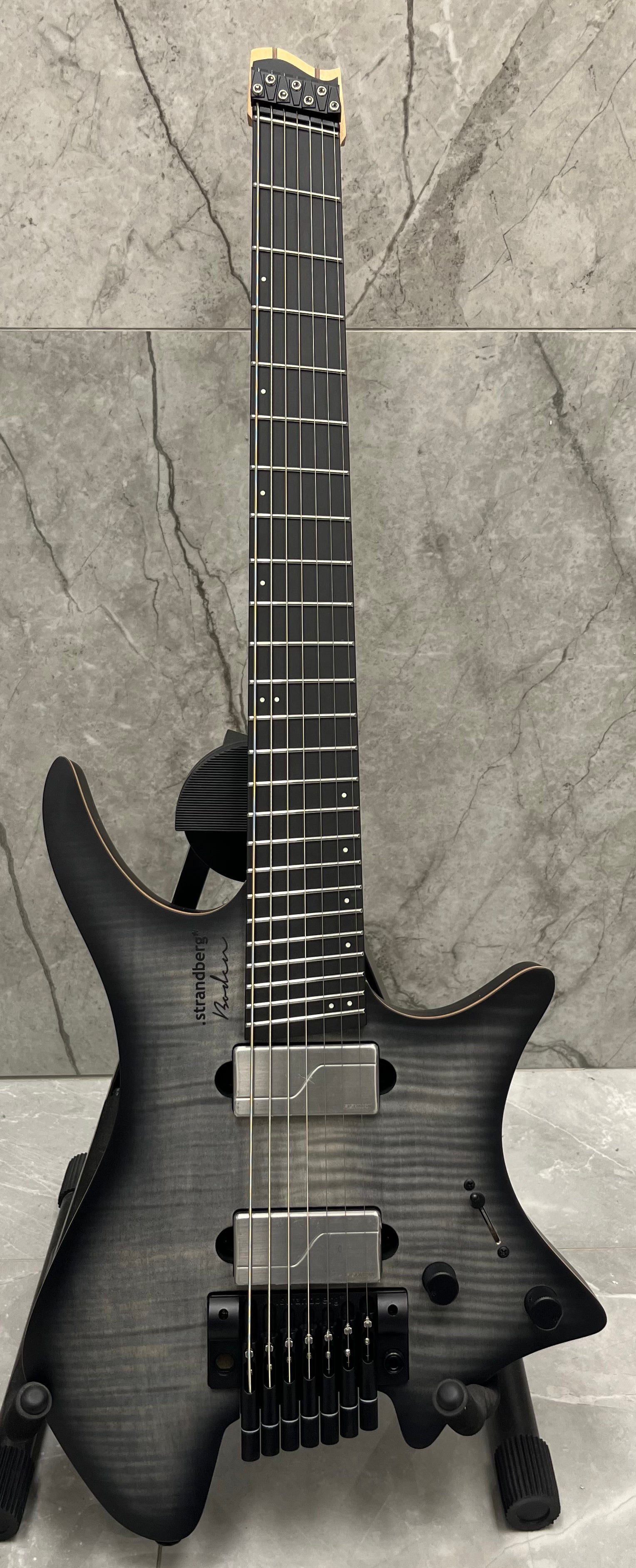 Strandberg Headless Boden Prog NX7 7 STRING Charcoal Black BD7TCT-21P-L-F-BK SERIAL NUMBER C2505198 - 5 LBS 6 OZ