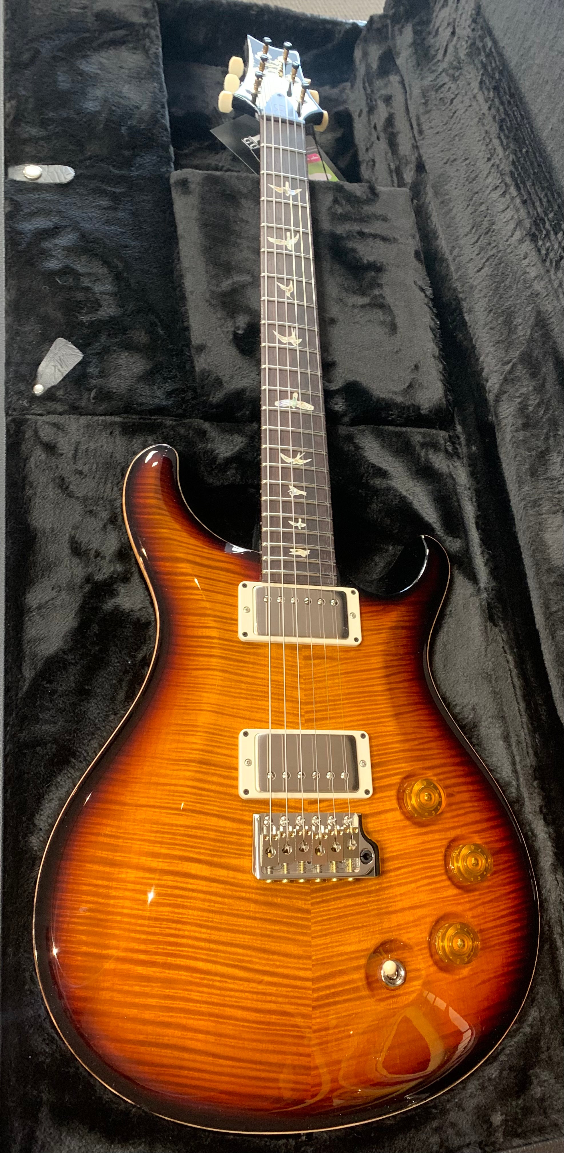PRS USA DGT, Birds – Custom Color – Vintage Amber Smokeburst 112794:CC SERIAL NUMBER 240379624 - 7.4 LBS