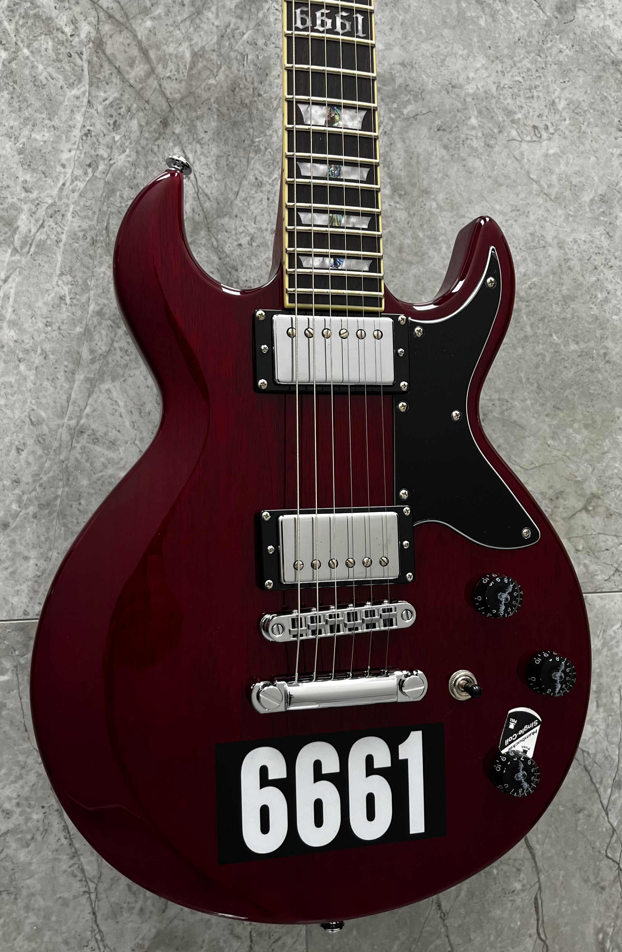 Schecter ZV-CST-REISSUE-STC ZACKY VENGEANCE 6661 ARTIST SIGNATURE See Thru Cherry 26-SHC SERIAL NUMBER W26040886 - 6 LBS 3 OZ