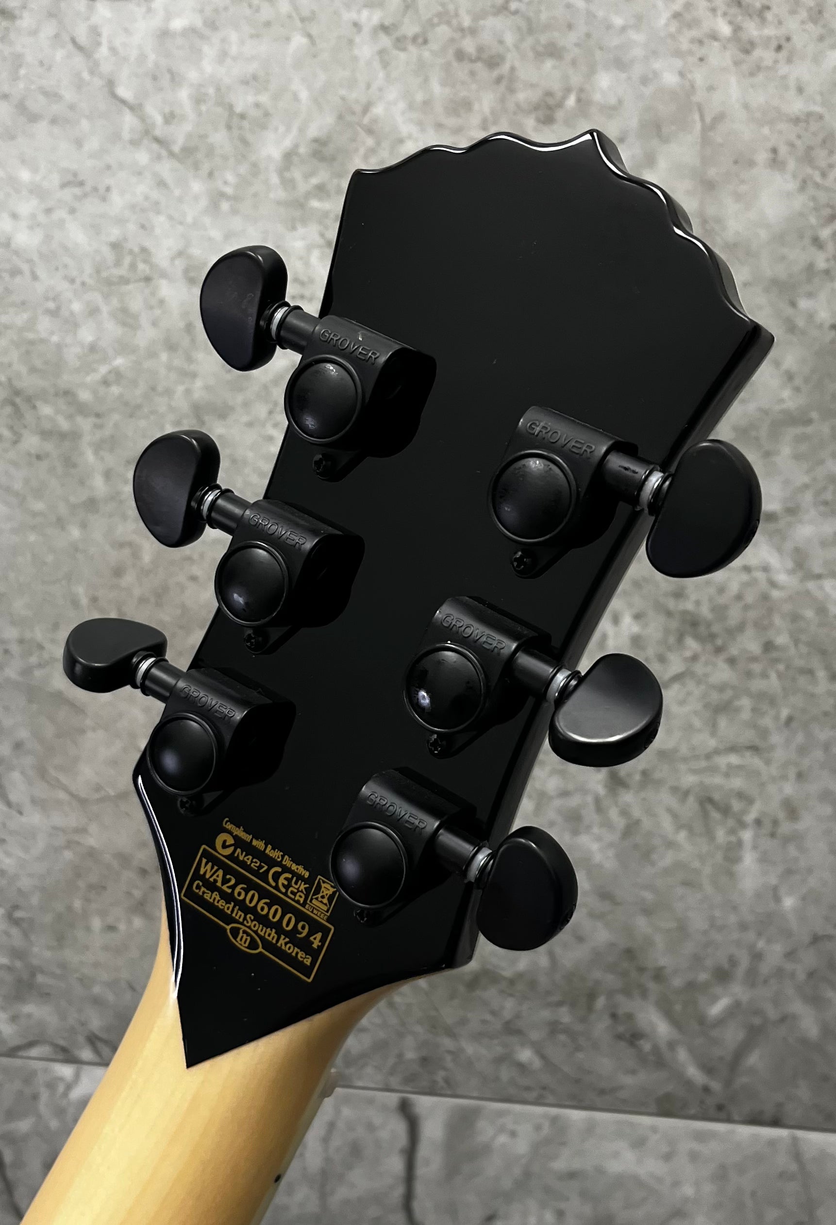 Wylde Audio Odin Grail Buzzsaw Charcoal Burst 4539-SHC SERIAL NUMBER WA26060094 - 9 LBS 2 OZ