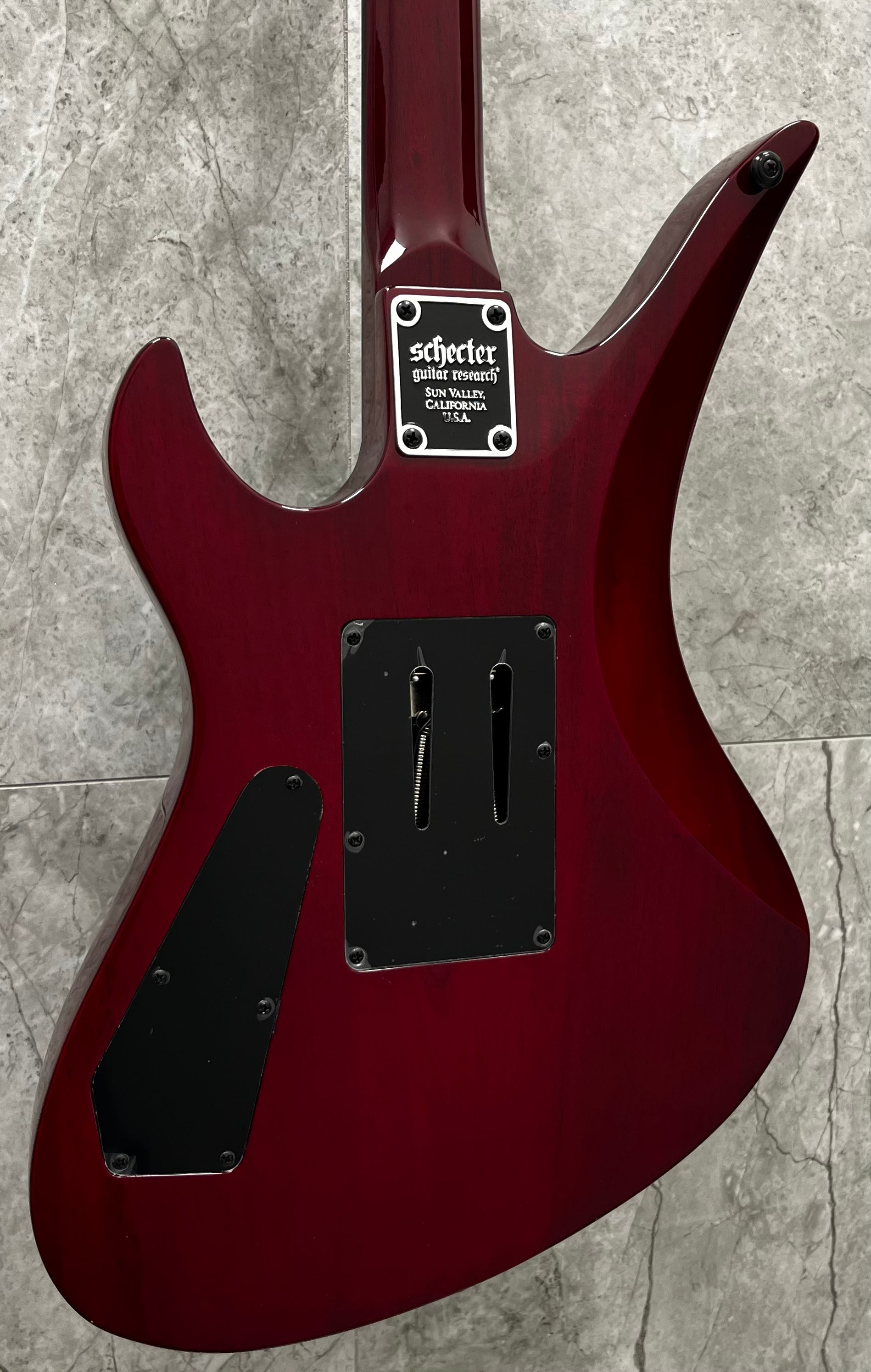 Schecter Synyster Standard Plus Transparent Deep Red 1753-SHC SERIAL NUMBER IM25120702 - 7 LBS 10 OZ