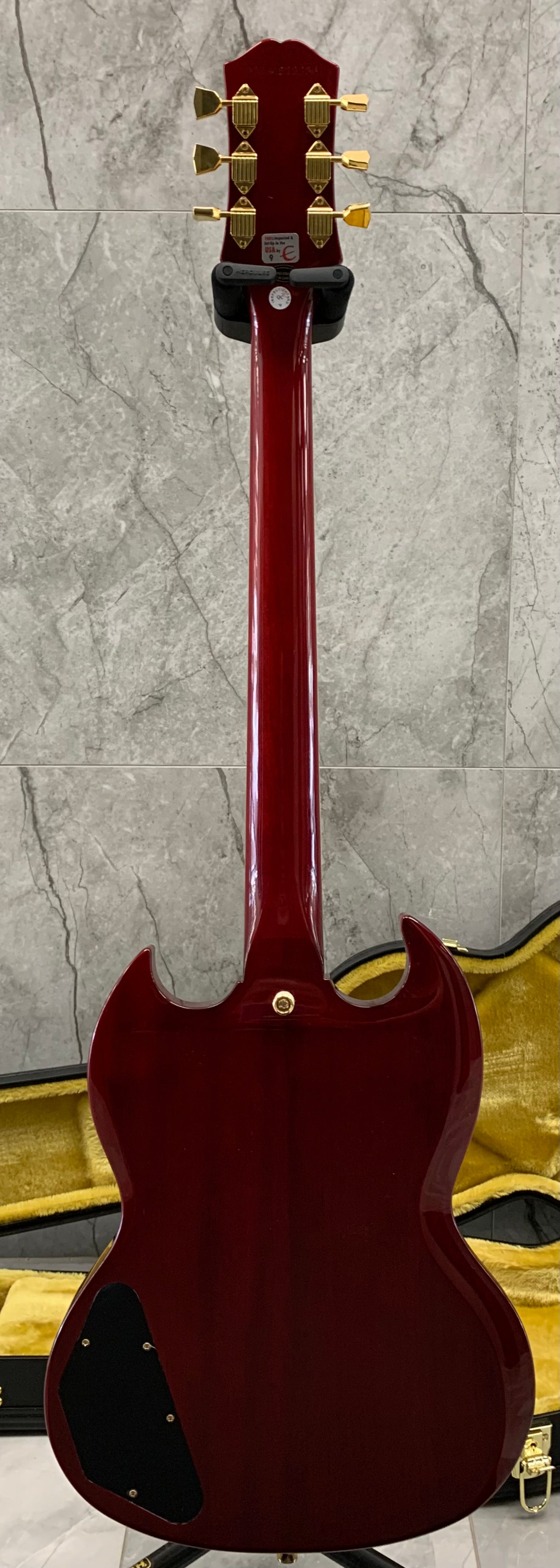 Epiphone Limited Epiphone Joe Bonamassa 1963 SG Custom in Dark Wine Red EIGJB63SGCWRGH