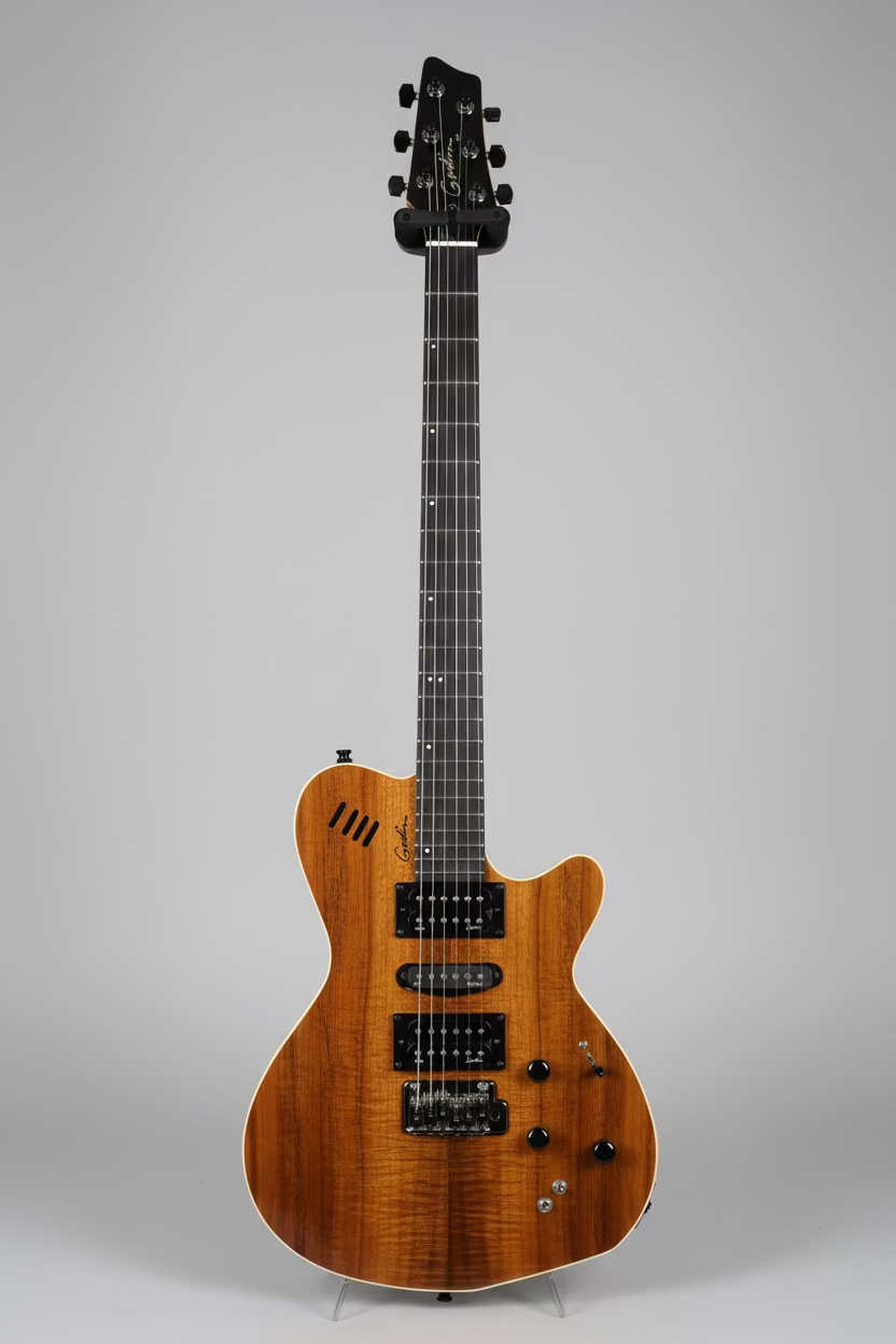 Godin Made in Canada xtSA 6 String Koa Extreme HG W/ GIG BAG 041497 SERIAL NUMBER 26316368 - 7 LBS 9 OZ