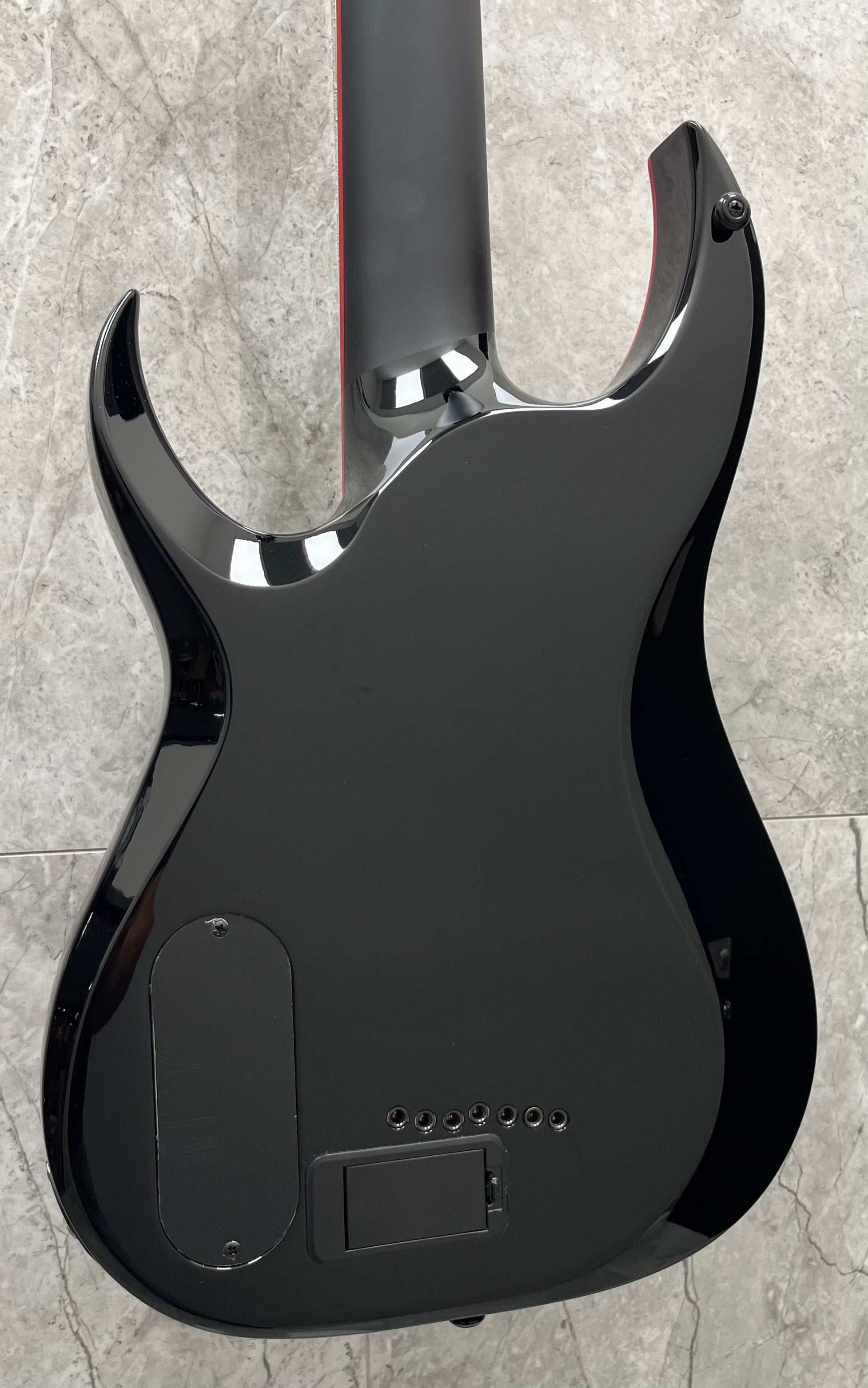 Schecter Sunset-7 7 String Red Dawn Gloss Black 3891-SHC SERIAL NUMBER IM25021071 - 7.6 LBS