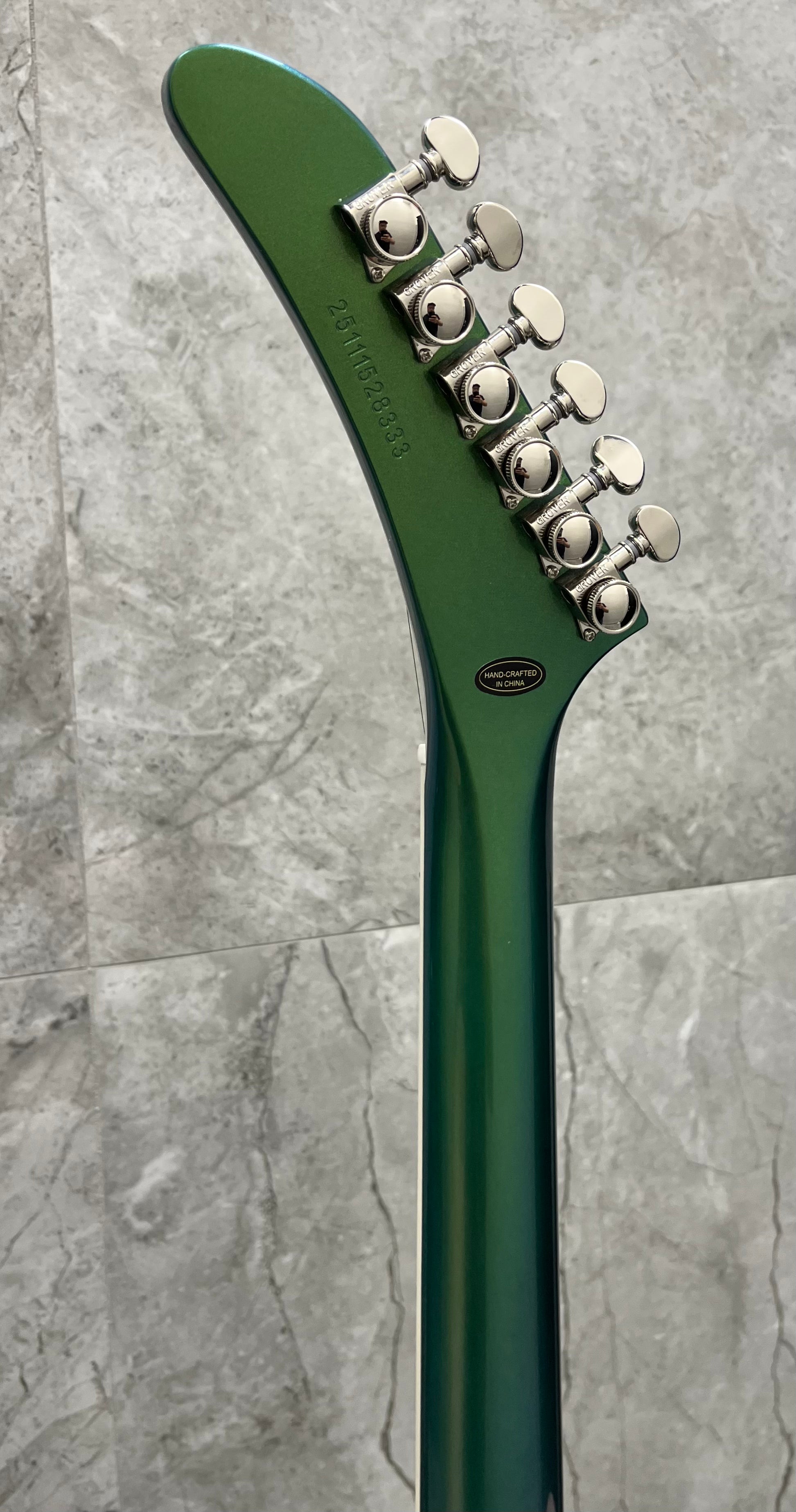 Epiphone Futura Explorer Custom w/ Stainless Steel Frets w/ Gig Bag Dragonfly Shift EIFEXCFSSNH SERIAL NUMBER 25111528333 - 8 LBS 11 OZ