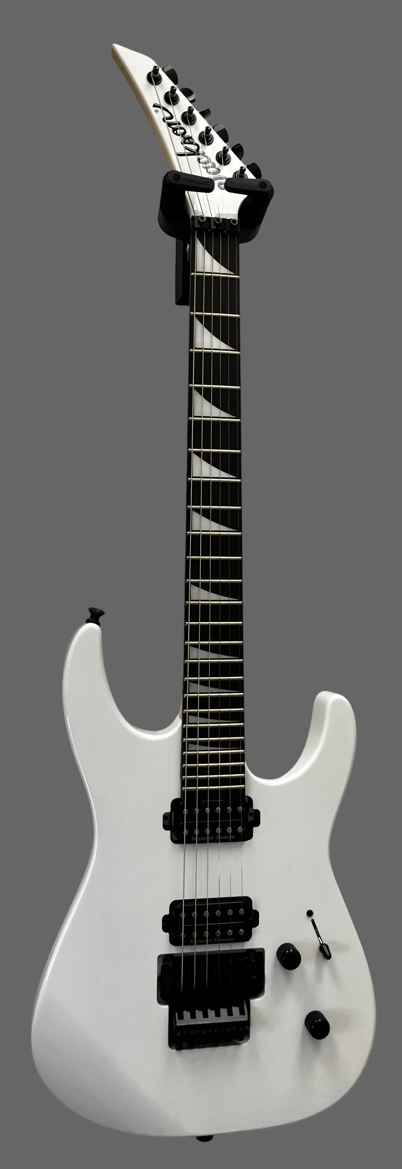 Jackson Made in Japan MJ Series Dinky DKR, Ebony Fingerboard, Snow White 2904009276 SERIAL NUMBER JFJ2500138 - 7 LBS 1 OZ