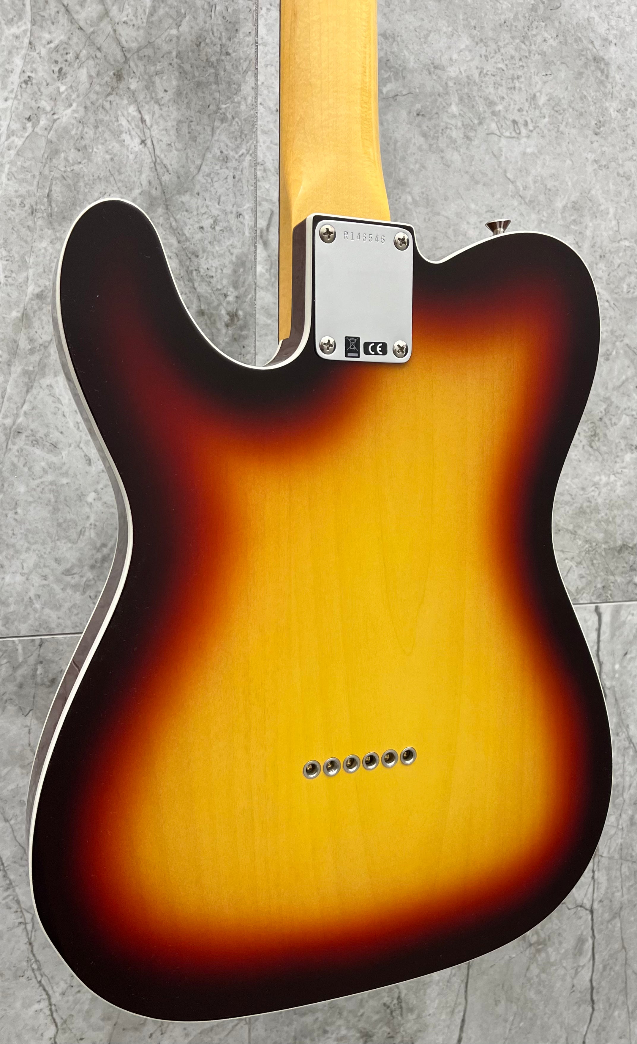 FENDER CUSTOM SHOP Vintage Custom 1959 Telecaster Custom NOS, Rosewood Fingerboard, Chocolate 3-Color Sunburst 9235000564 SERIAL NUMBER R146546 - 7.4 LBS
