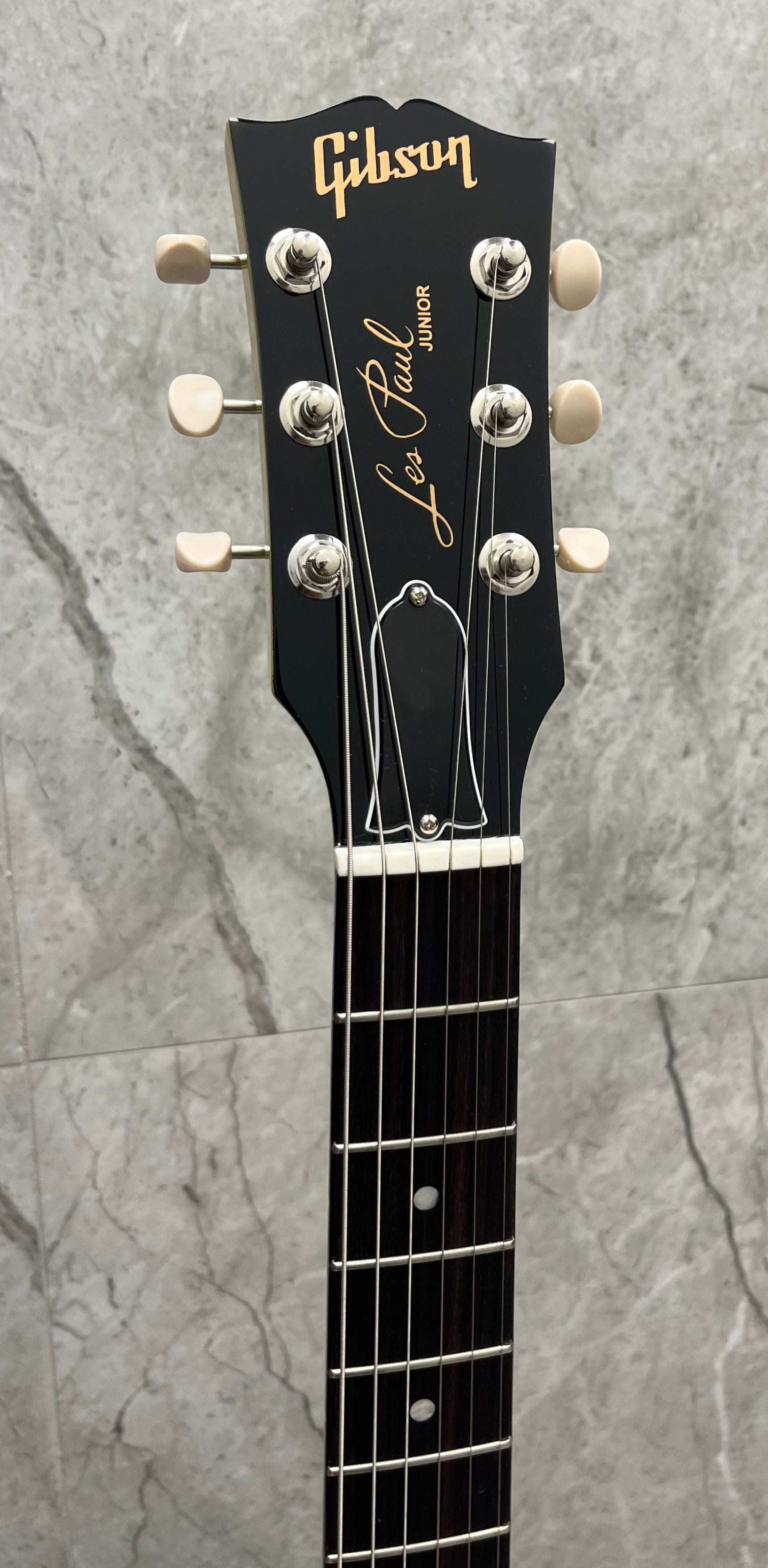 Gibson USA Les Paul Junior Double Cut Electric Guitar with Hardshell Case - TV Yellow LPJD00TVNH SERIAL NUMBER 214350265 - 6 LBS 10 OZ