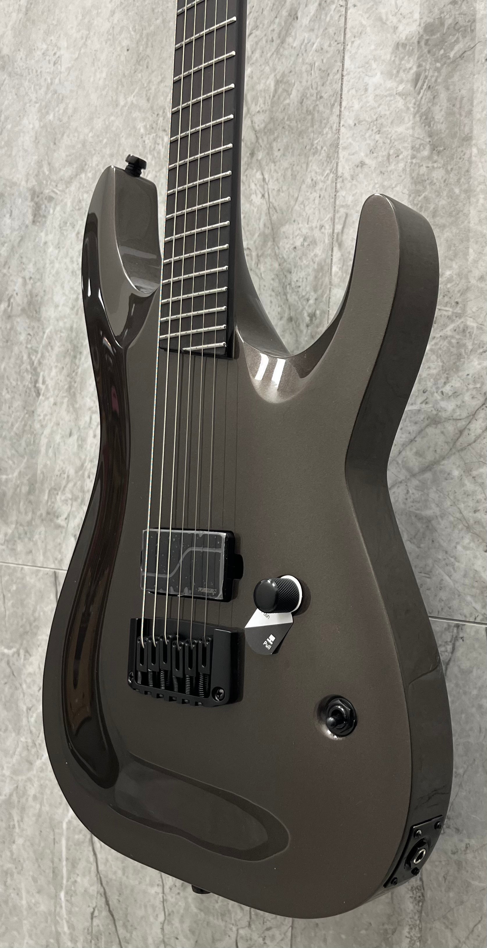 ESP LTD Mick Thomson MT-1 Signature Electric Guitar INCLUDES ESP HARDSHELL CASE - Obsidian Metallic LMTIOBSM