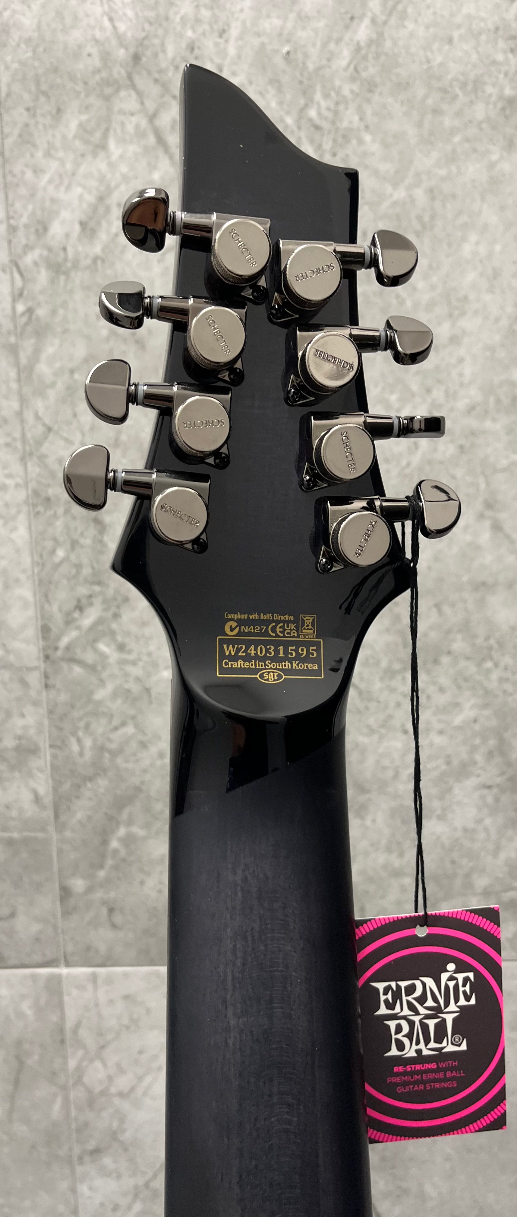 Schecter HELLRAISER HYBRID HR-HYBRID-C-8-TBB Trans Black Burst 8 Schecter HELLRAISER HYBRID HR-HYBRID-C-8-TBB Trans Black Burst 8