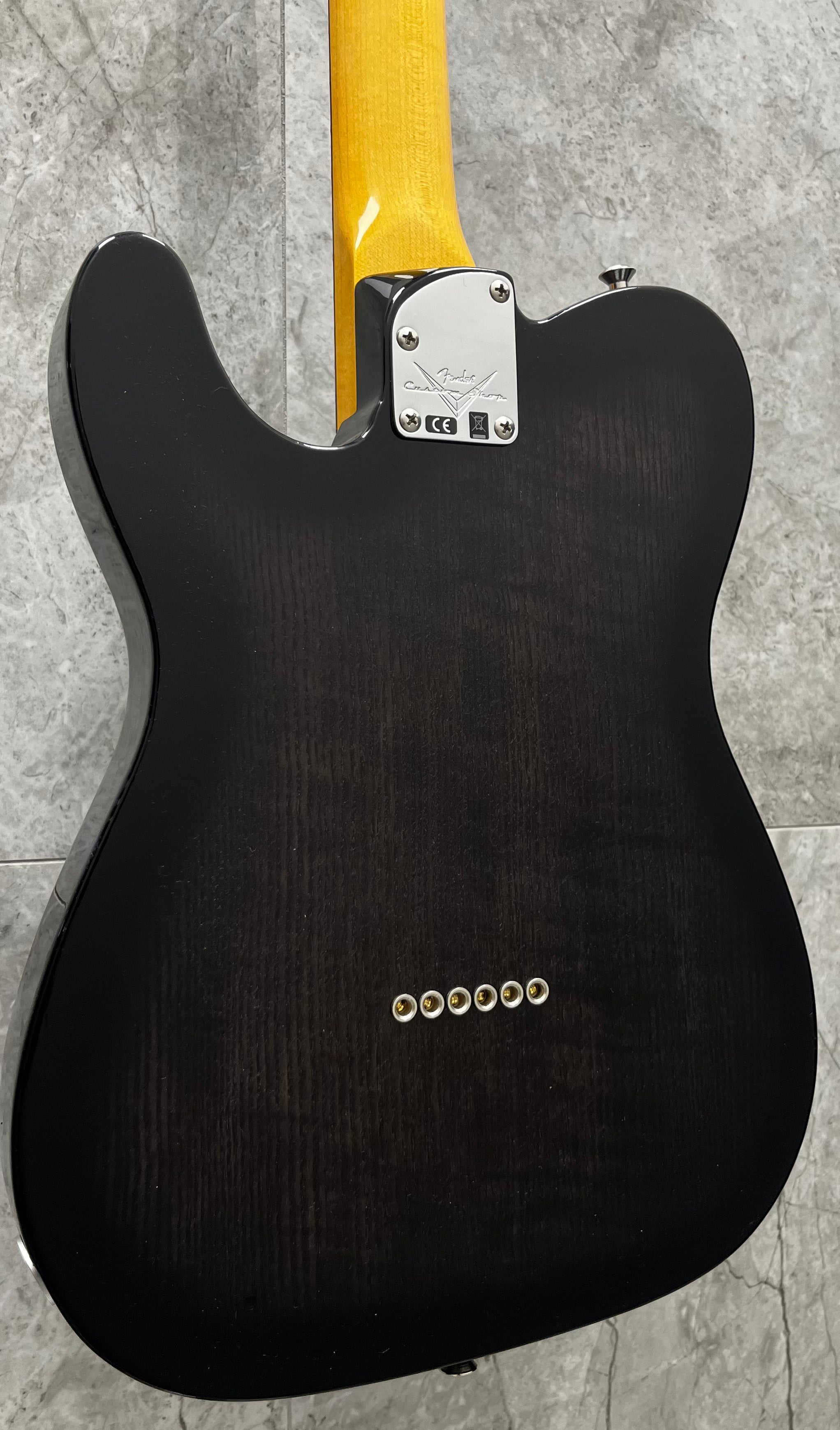 Fender USA Custom Shop Postmodern Telecaster Deluxe Closet Classic Ebony Transparent 9235700250 SERIAL NUMBER R149592 - 6 LBS 10 OZ