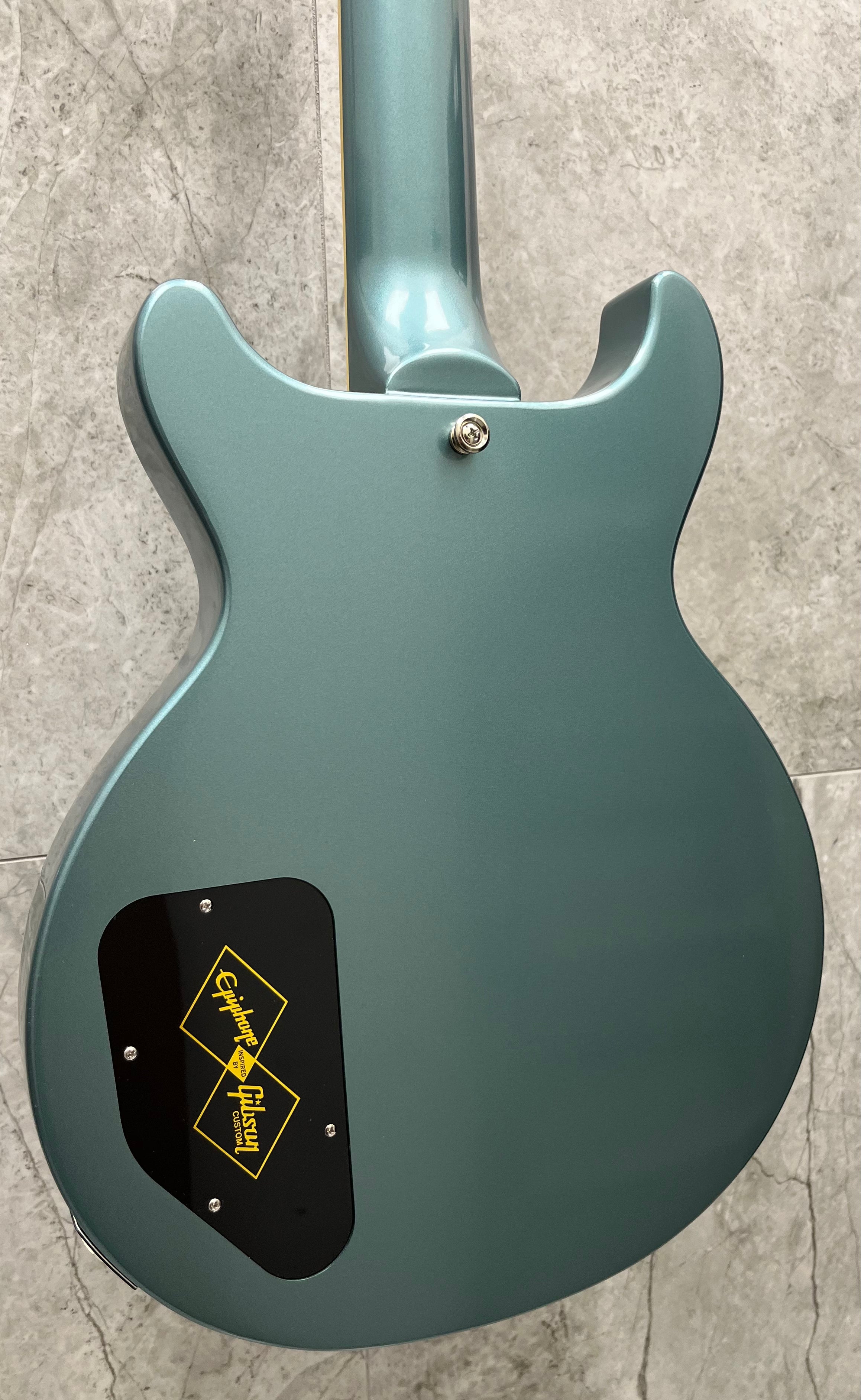 Epiphone Exclusive Inspired by Gibson 1960 Les Paul Special Double Cut Pelham Blue w/ HARDSHELL CASE ECLSR0PENH