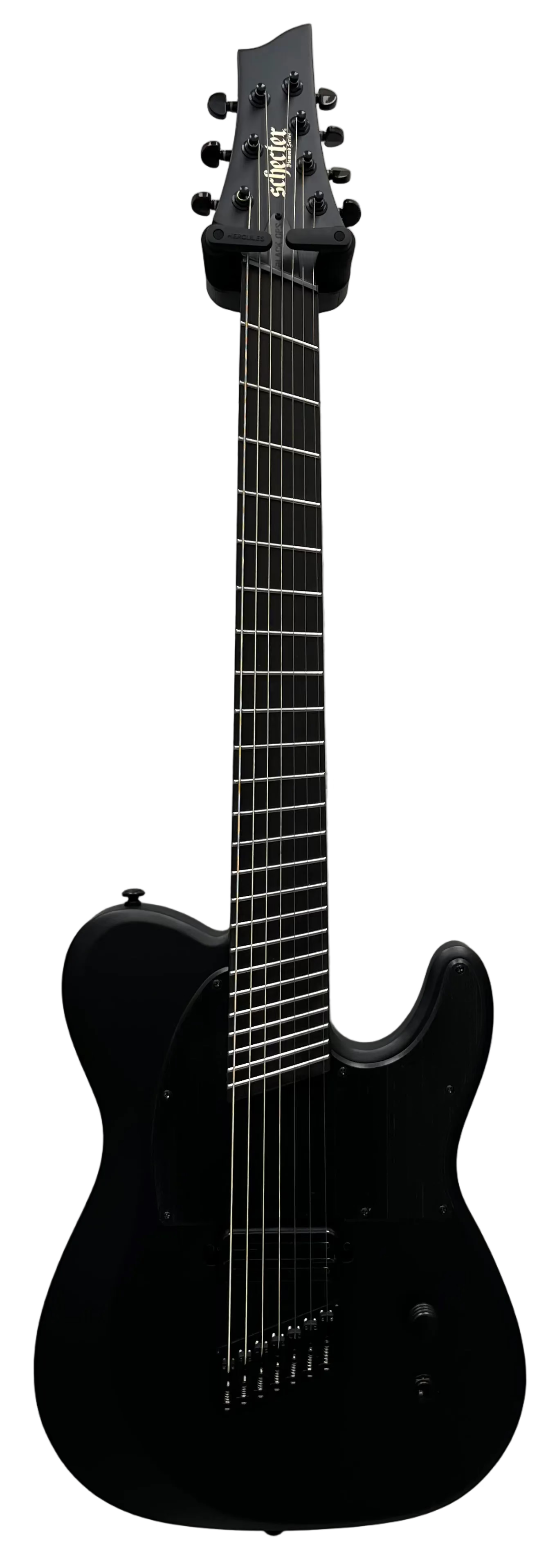 Schecter エレキギター ブラック Schecter PT-7 Black Ops 7 String Multiscale Electric Guitar, Satin