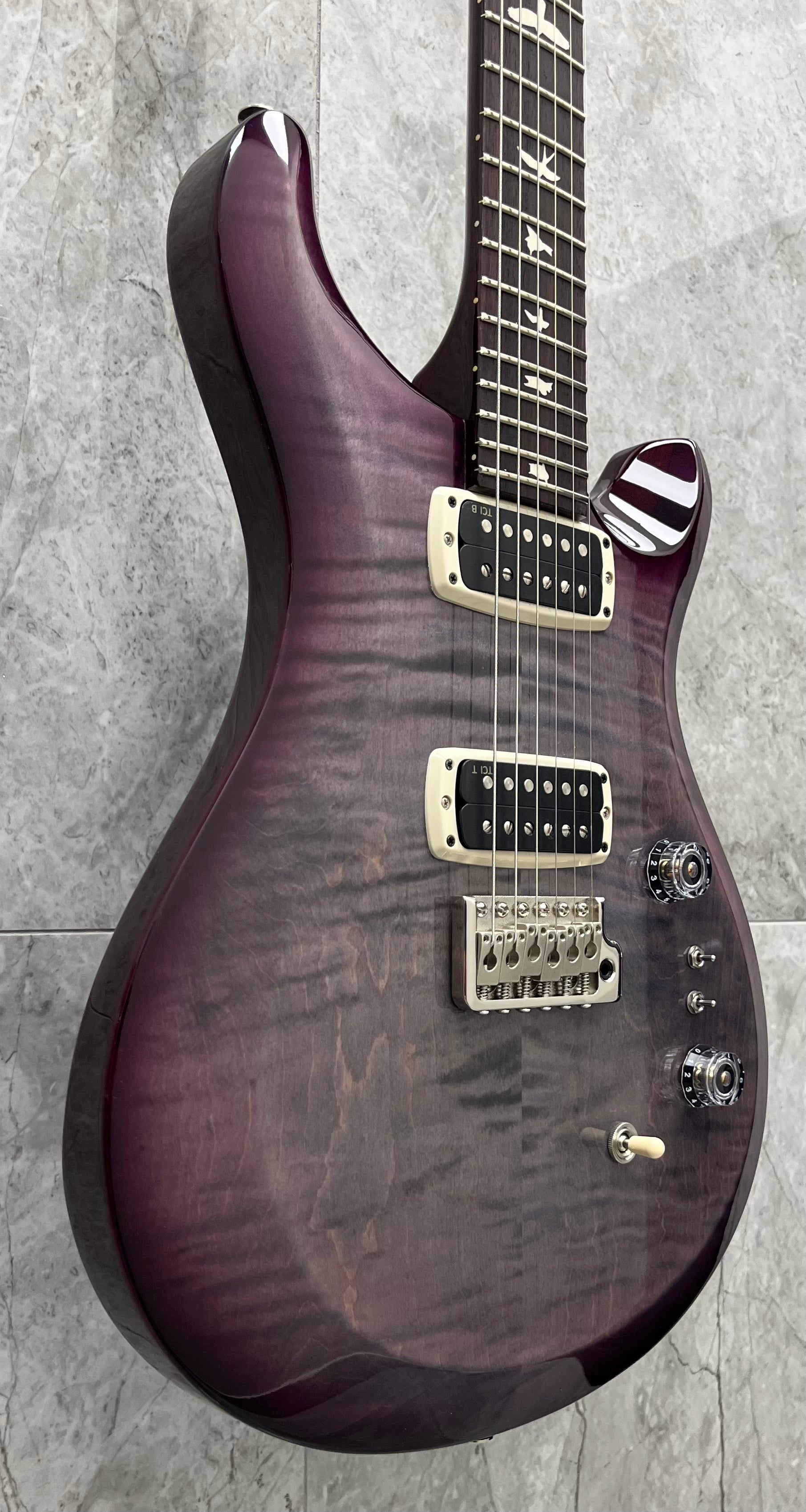 PRS Guitars USA S2 Custom 24-08 GI - Faded Gray Black Purple Burst 112819::GI SERIAL NUMBER 25 S2082974 - 7.8 LBS