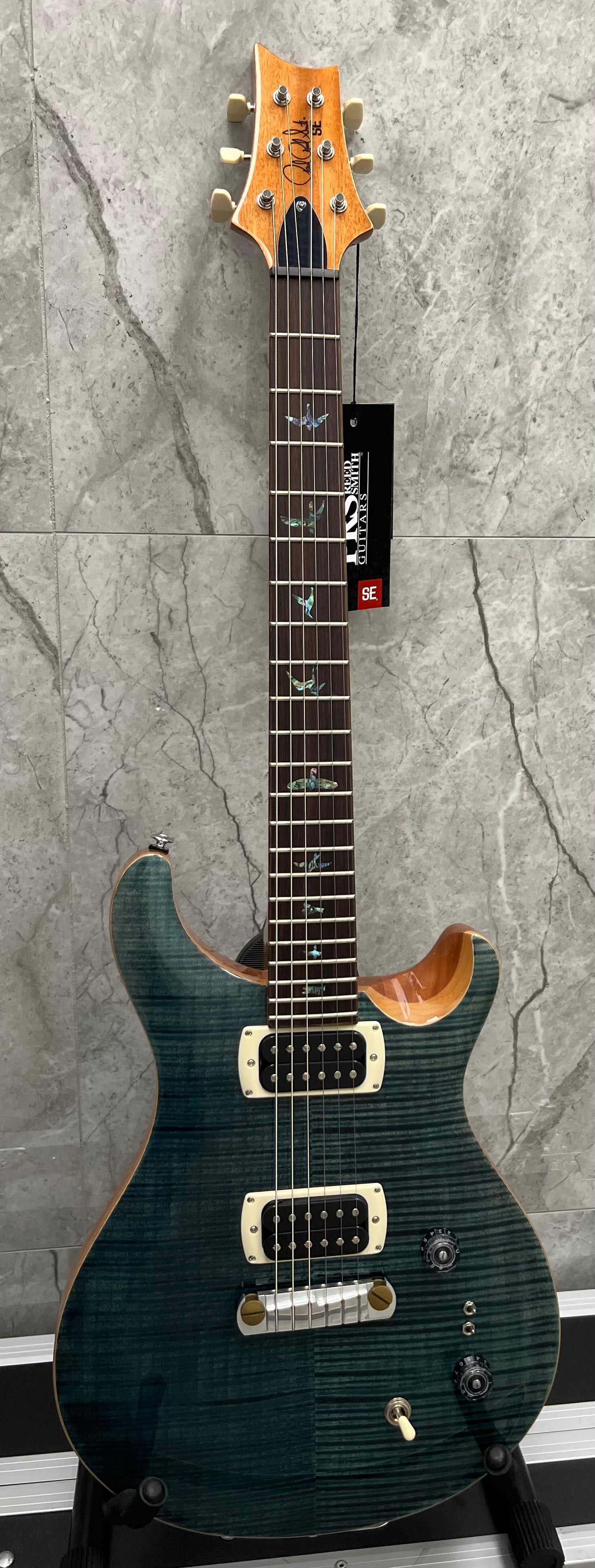 PRS Guitars SE Paul's Guitar with Gig Bag - Slate Blue 115983::SB SERIAL NUMBER CTIH040354 - 7 LBS 3 OZ
