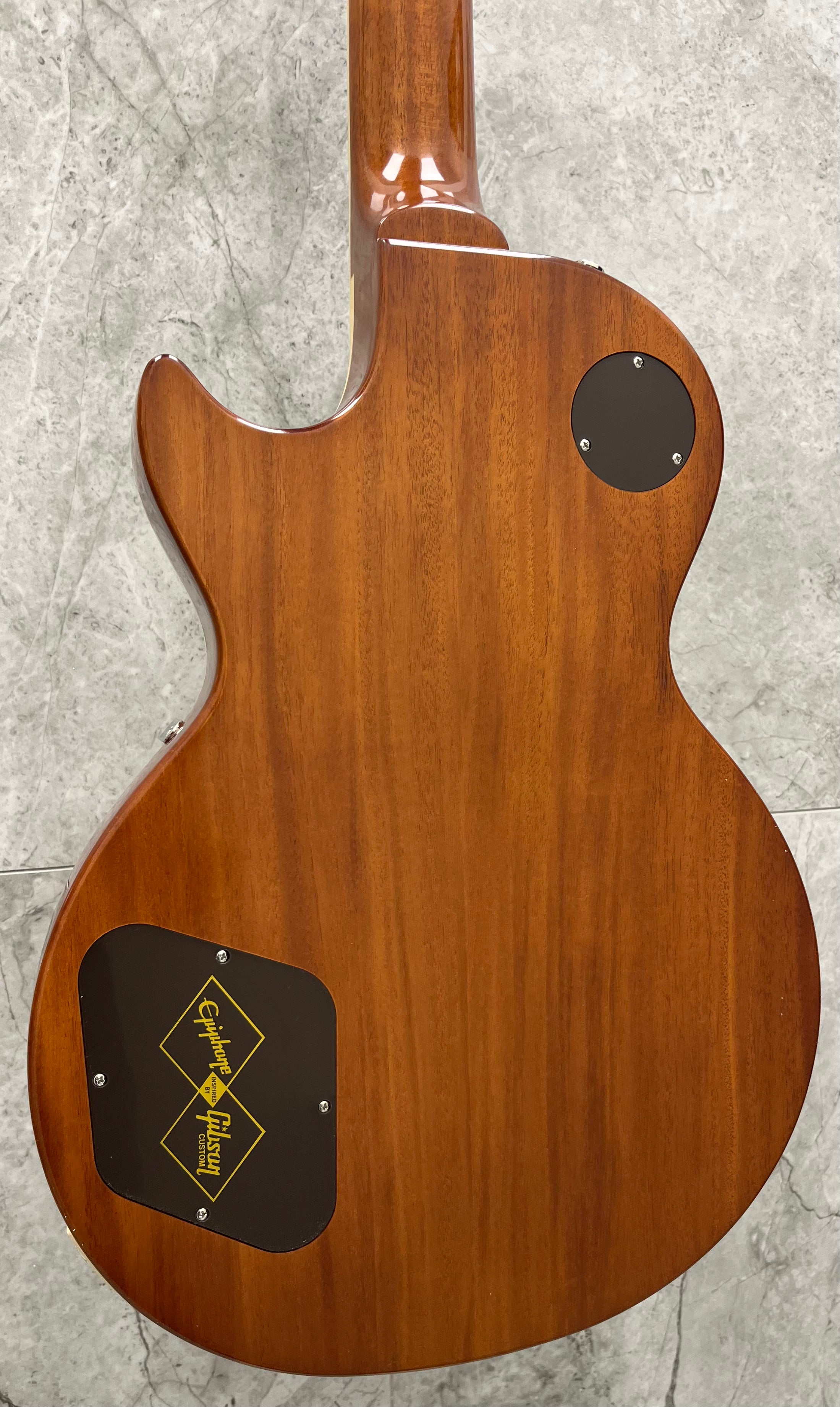 Epiphone Inspired by Gibson Custom 1957 Les Paul Goldtop Reissue Electric Guitar with Hardshell Case - Double Gold ECLPR7DGNH