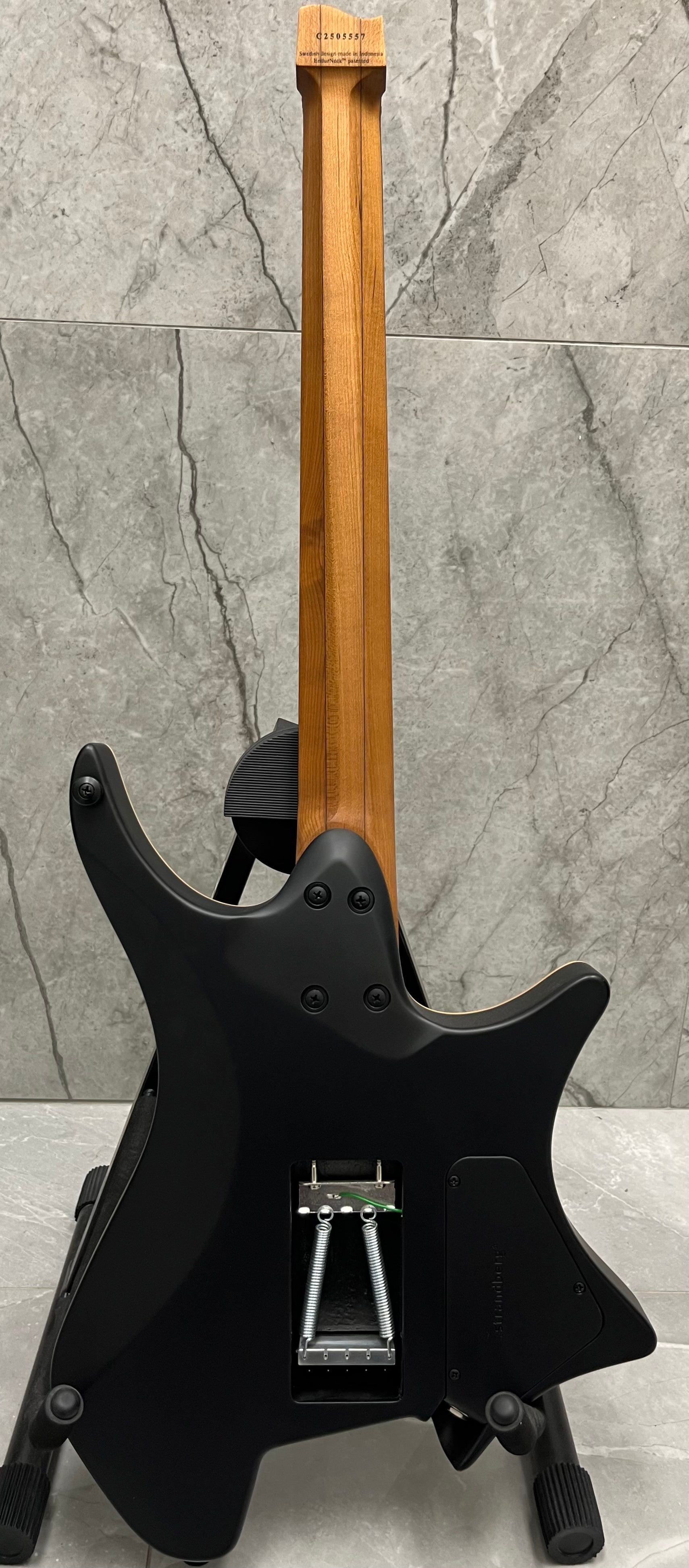 Strandberg Boden Standard NX 6 Left Handed Tremolo Charcoal BD6TCT-23SLH-R-F-BK SERIAL NUMBER C2505557 - 5 LBS 1 OZ